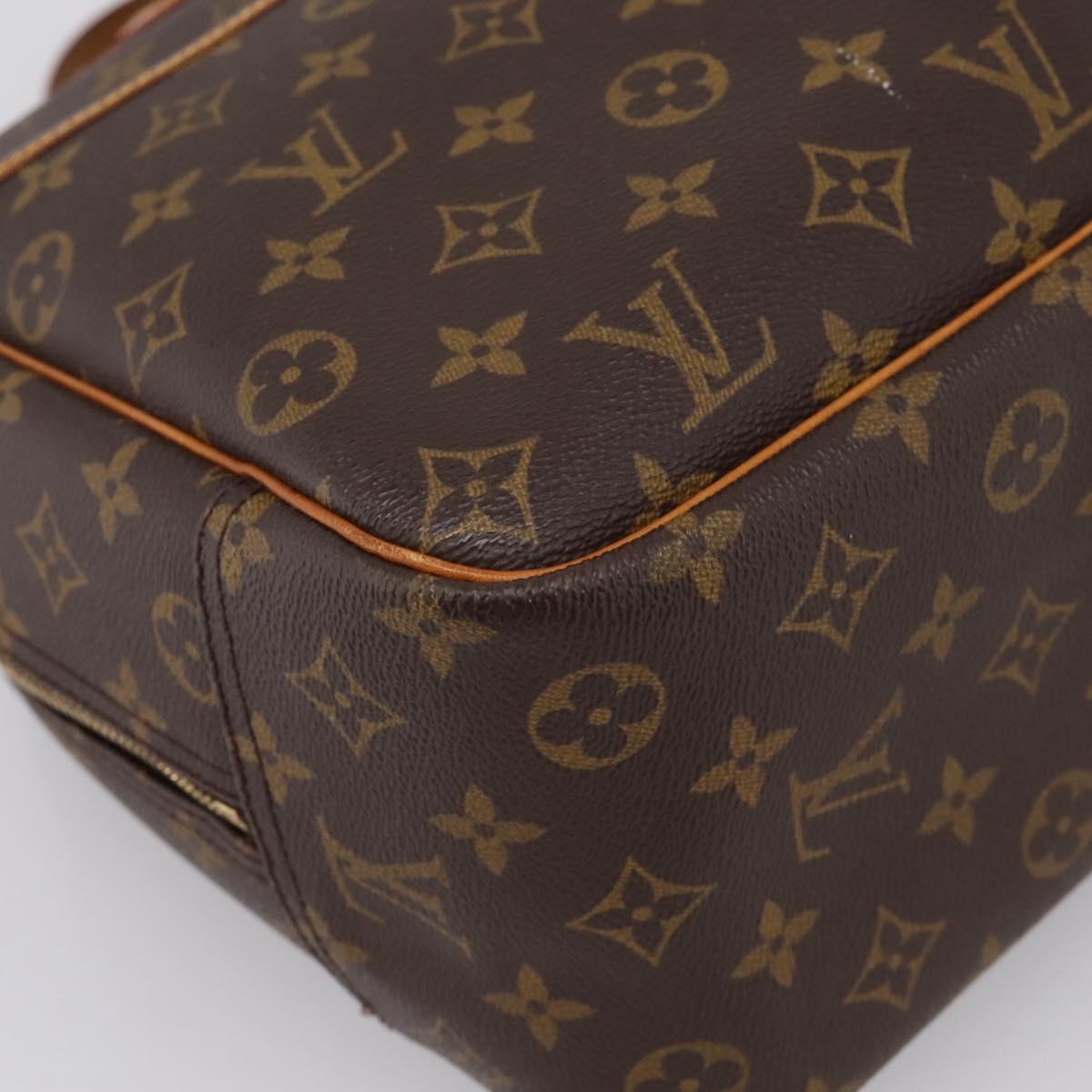 LOUIS VUITTON Monogram Deauville Hand Bag M47270 LV Auth 207403