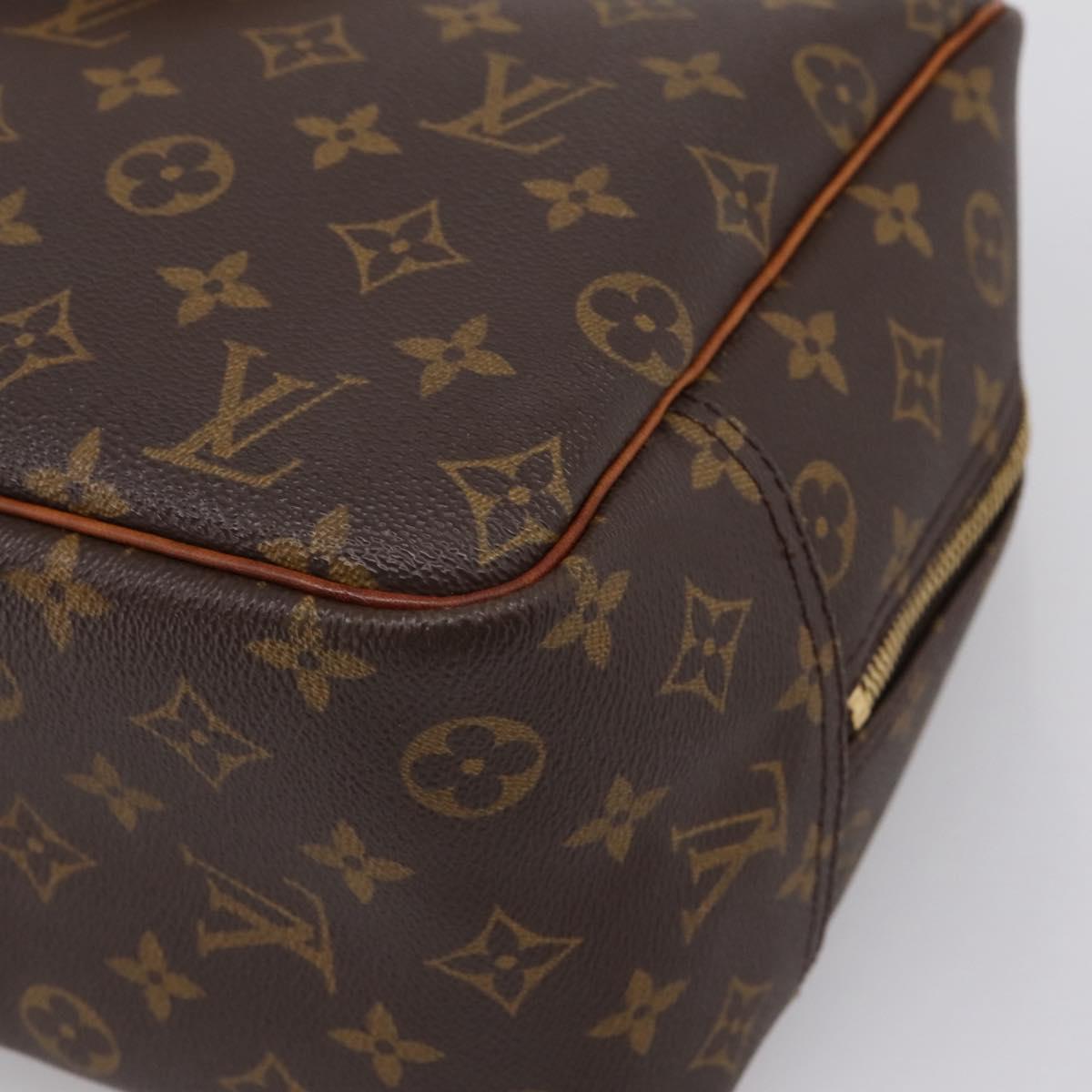 LOUIS VUITTON Monogram Deauville Hand Bag M47270 LV Auth 207403