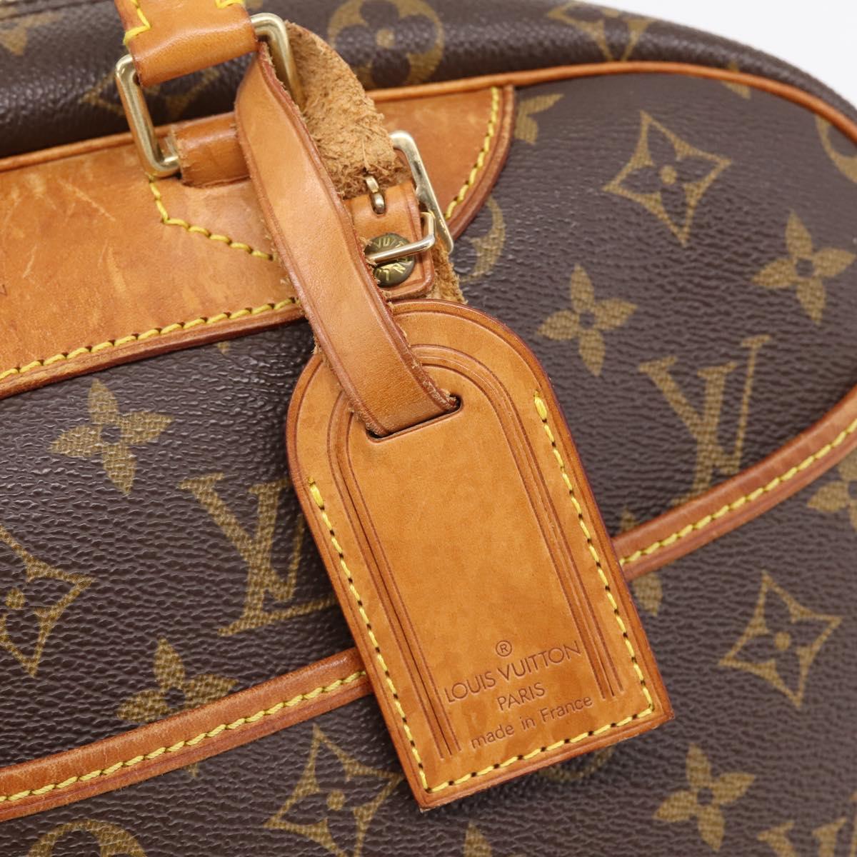 LOUIS VUITTON Monogram Deauville Hand Bag M47270 LV Auth 207403