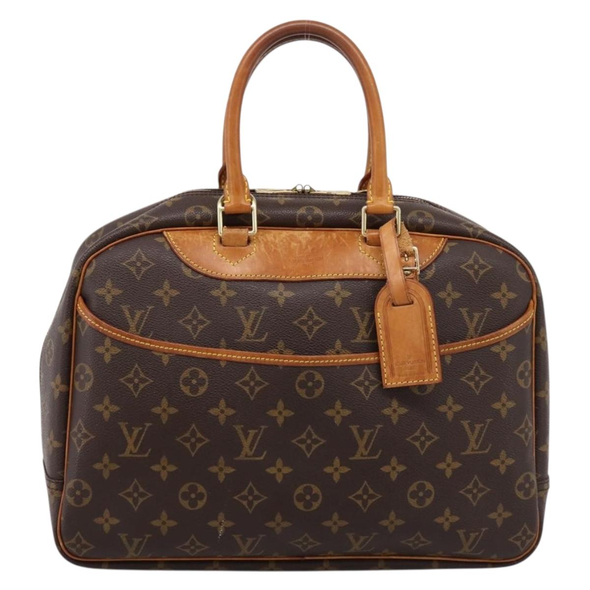 LOUIS VUITTON Monogram Deauville Hand Bag M47270 LV Auth 207403