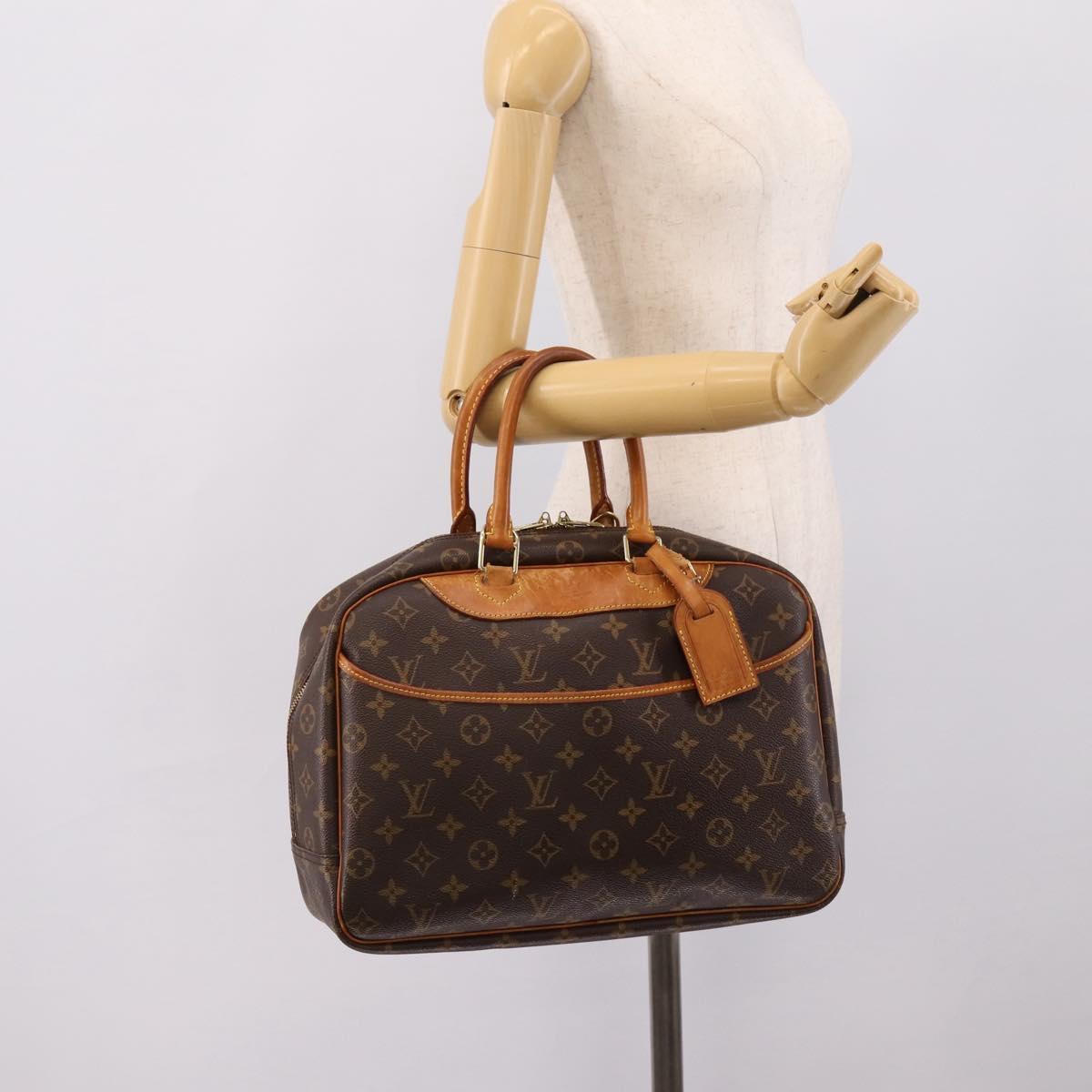 LOUIS VUITTON Monogram Deauville Hand Bag M47270 LV Auth 207403