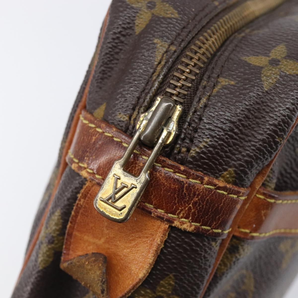 LOUIS VUITTON Monogram Compiegne 28 Clutch Bag M51845 LV Auth 207404