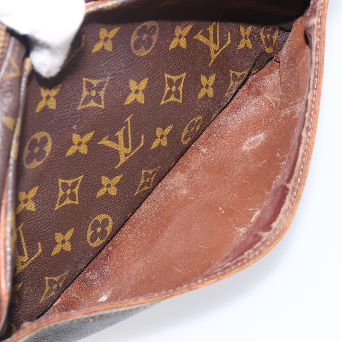 LOUIS VUITTON Monogram Compiegne 28 Clutch Bag M51845 LV Auth 207404