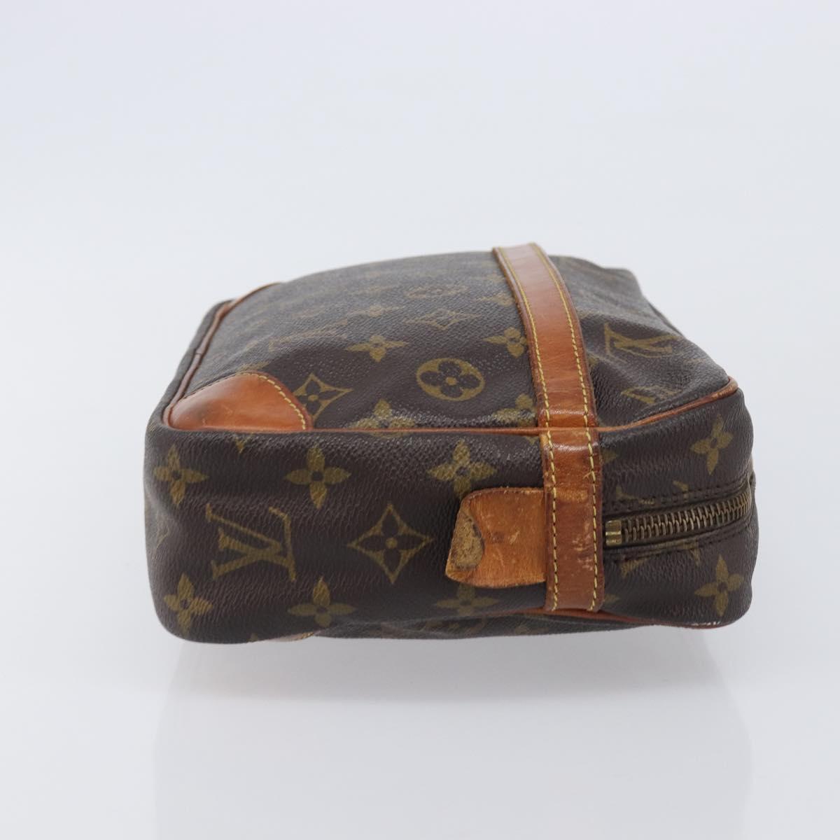 LOUIS VUITTON Monogram Compiegne 28 Clutch Bag M51845 LV Auth 207404