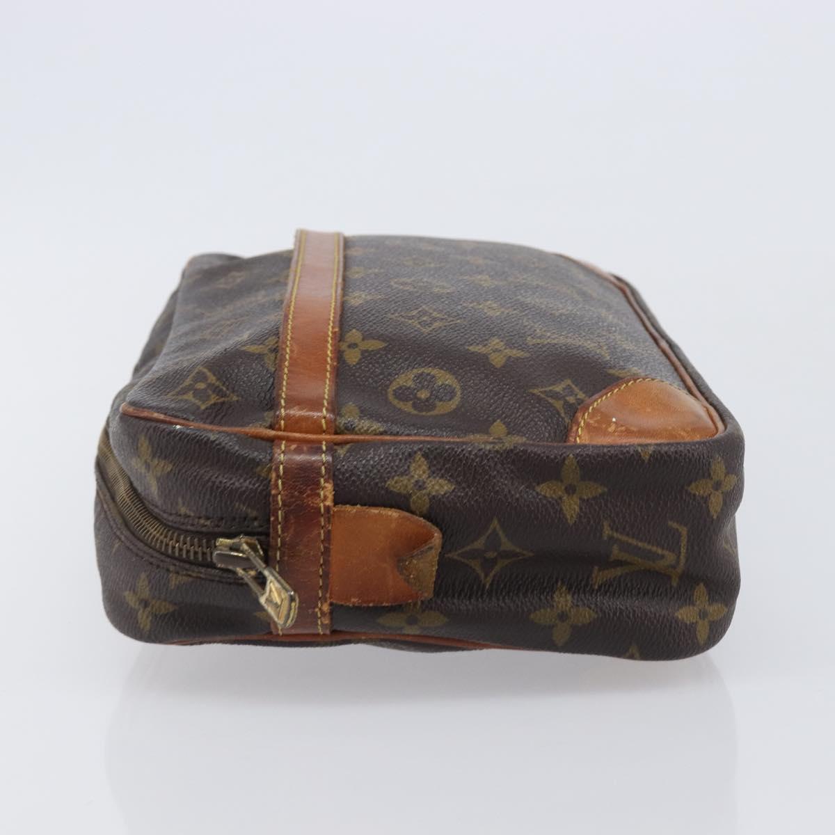 LOUIS VUITTON Monogram Compiegne 28 Clutch Bag M51845 LV Auth 207404