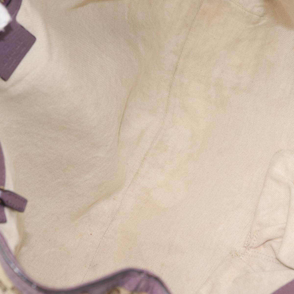 GUCCI GG Canvas Miss GG Tote Bag Beige Gold 353122 Auth 207407V