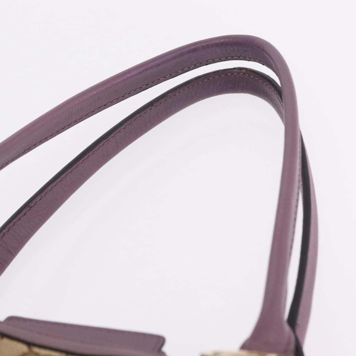 GUCCI GG Canvas Miss GG Tote Bag Beige Gold 353122 Auth 207407V