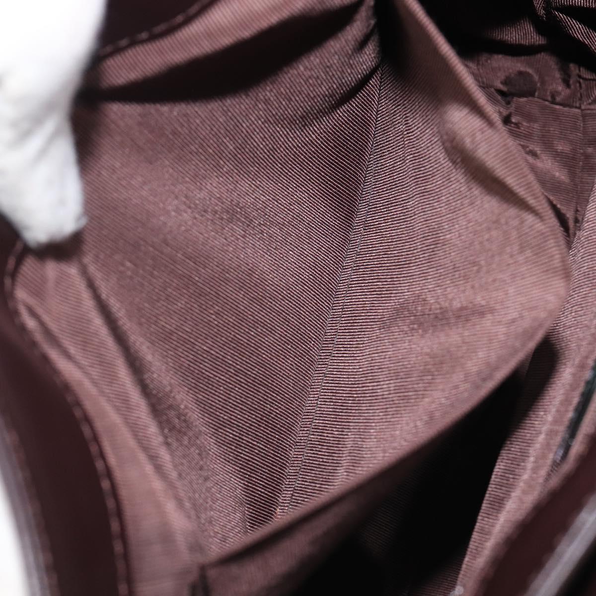GIVENCHY Shoulder Bag Leather Bordeaux Auth 207419A
