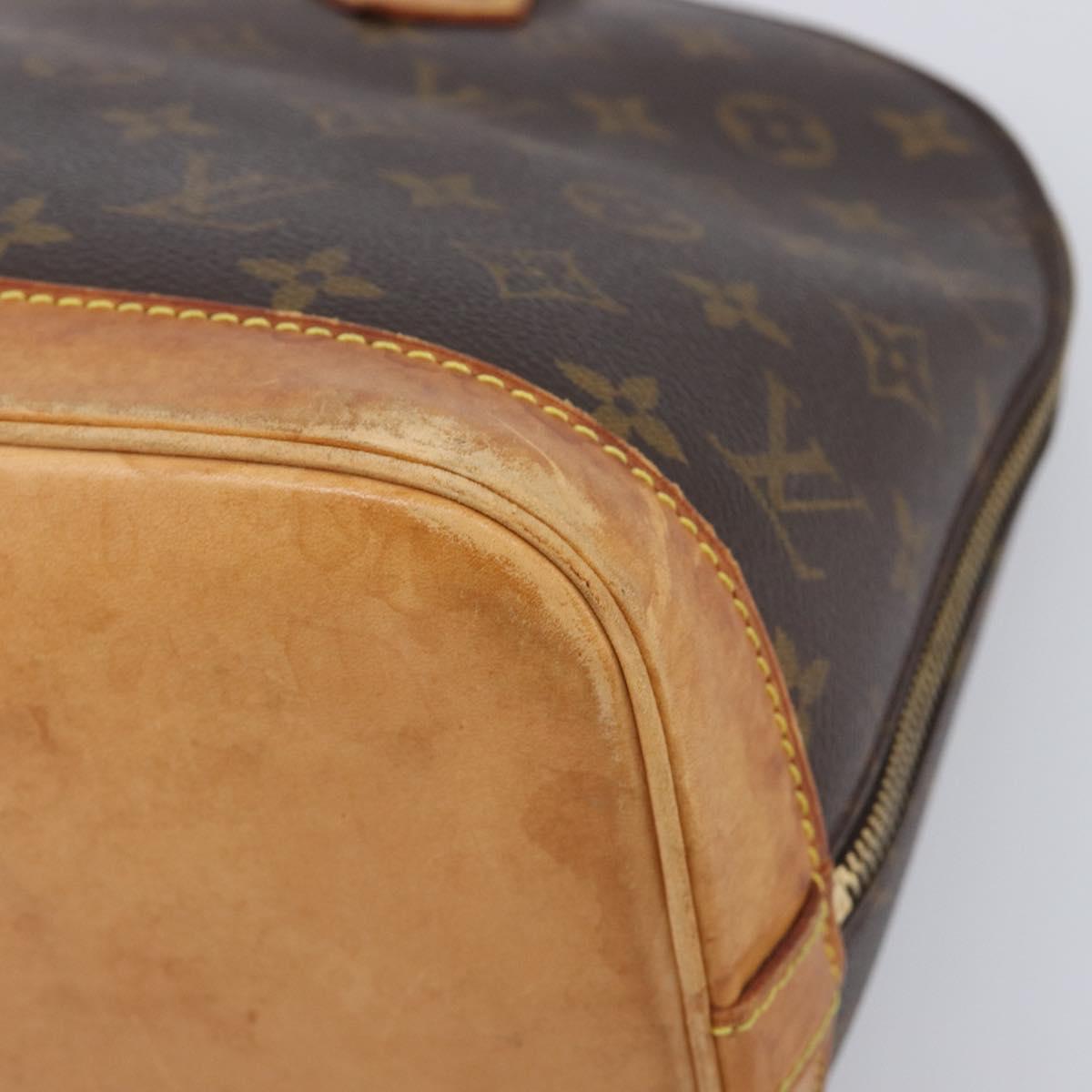 LOUIS VUITTON Monogram Alma Hand Bag M51130 LV Auth 207424