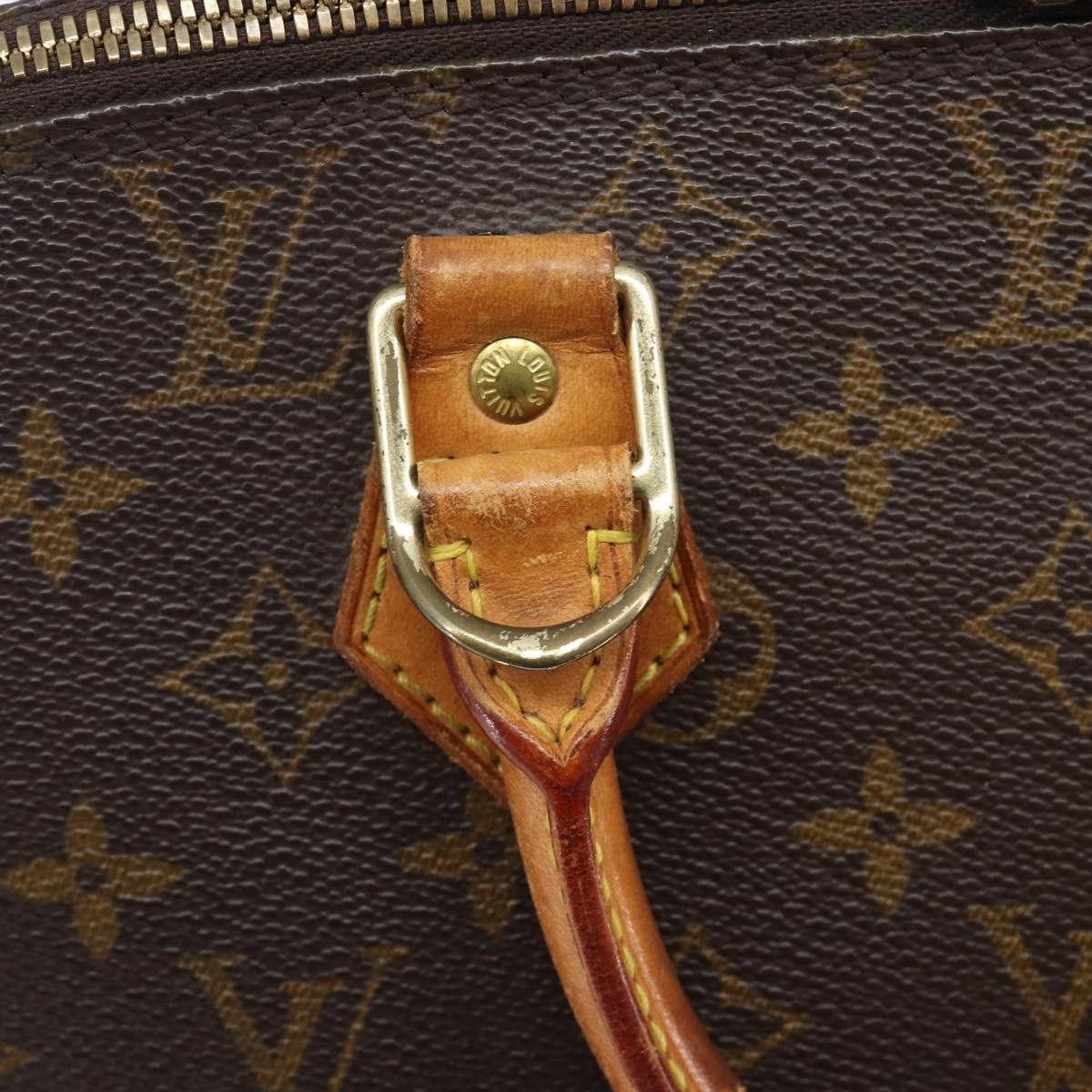 LOUIS VUITTON Monogram Alma Hand Bag M51130 LV Auth 207424