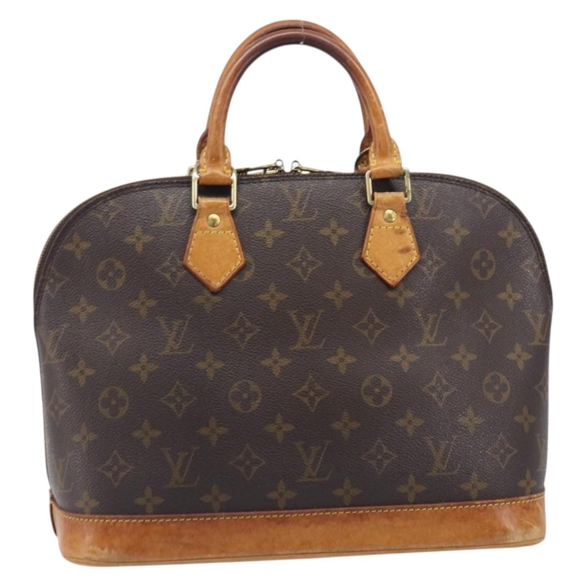 LOUIS VUITTON Monogram Alma Hand Bag M51130 LV Auth 207424