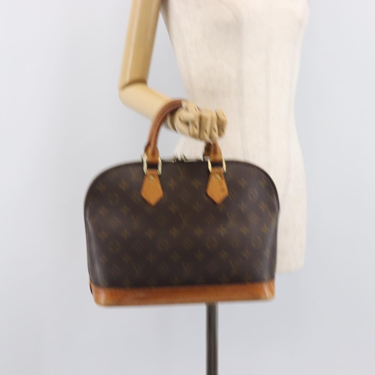 LOUIS VUITTON Monogram Alma Hand Bag M51130 LV Auth 207424