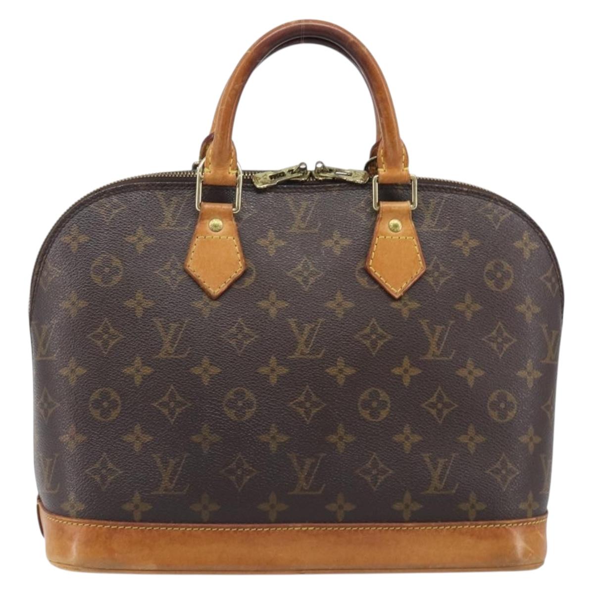 LOUIS VUITTON Monogram Alma Hand Bag M51130 LV Auth 207424