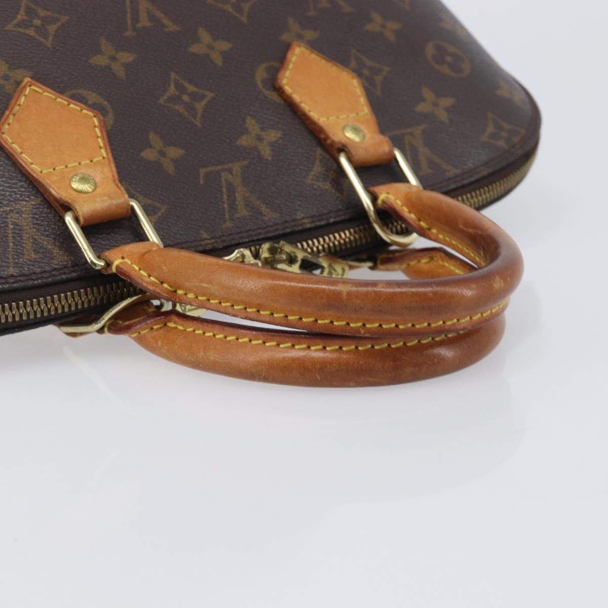 LOUIS VUITTON Monogram Alma Hand Bag M51130 LV Auth 207424