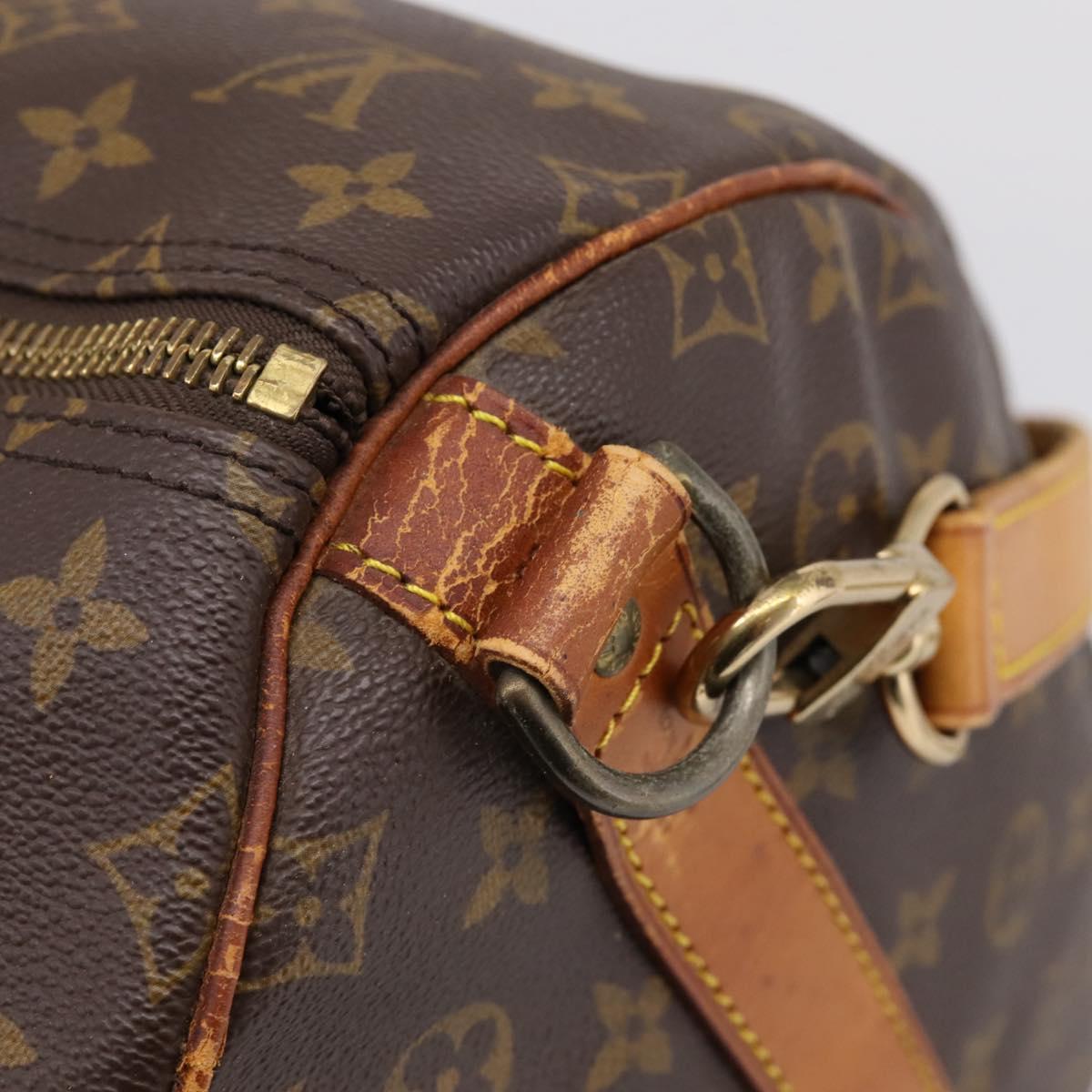 LOUIS VUITTON Monogram Keepall Bandouliere55 Boston Bag M41414 LV Auth 207425