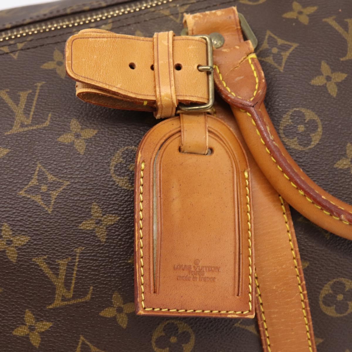 LOUIS VUITTON Monogram Keepall Bandouliere55 Boston Bag M41414 LV Auth 207425
