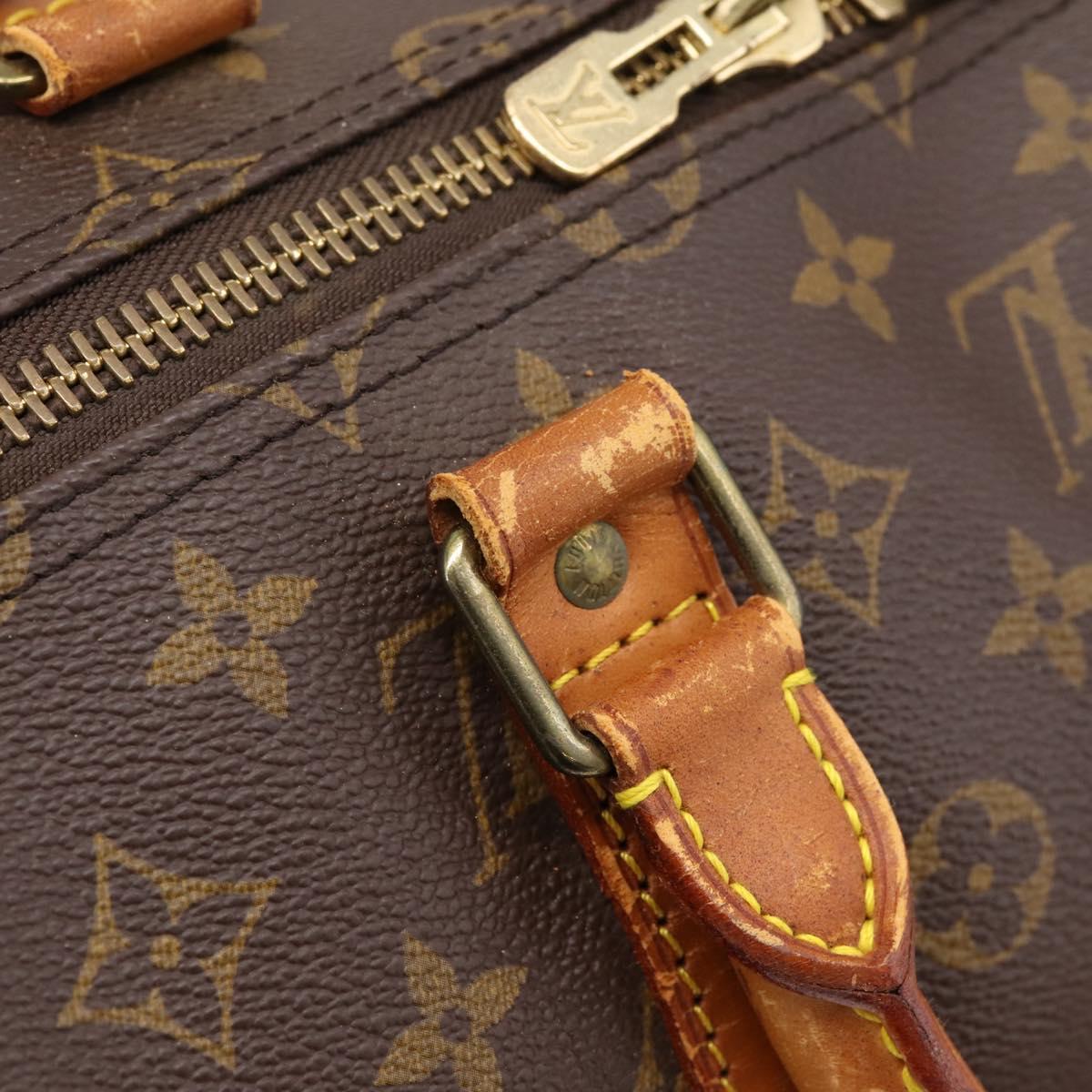 LOUIS VUITTON Monogram Keepall Bandouliere55 Boston Bag M41414 LV Auth 207425
