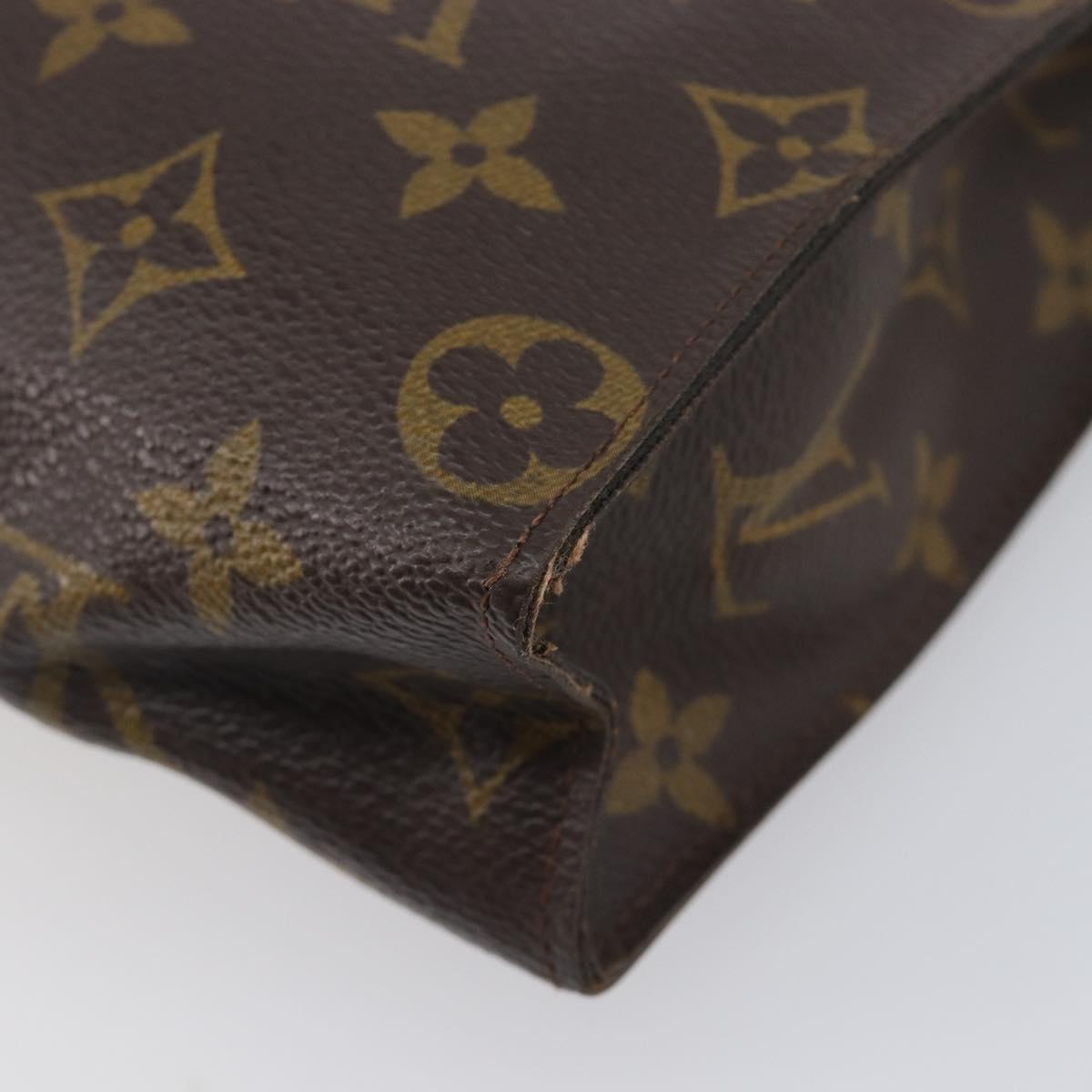 LOUIS VUITTON Monogram Poche Toilette 26 Pouch M47542 LV Auth 207426A