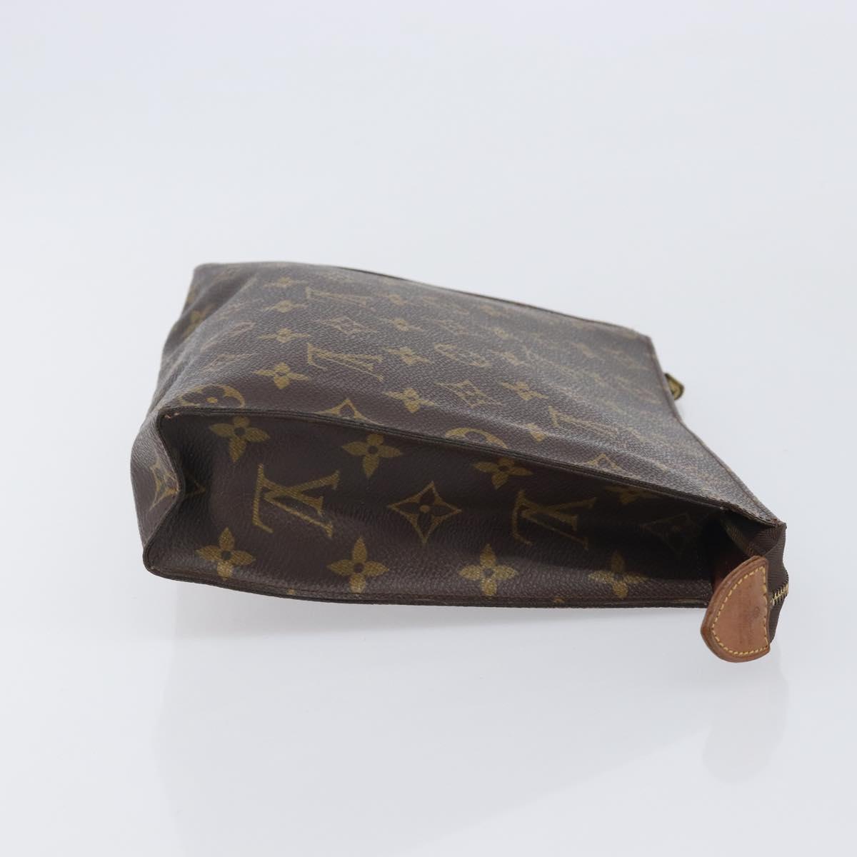 LOUIS VUITTON Monogram Poche Toilette 26 Pouch M47542 LV Auth 207426A