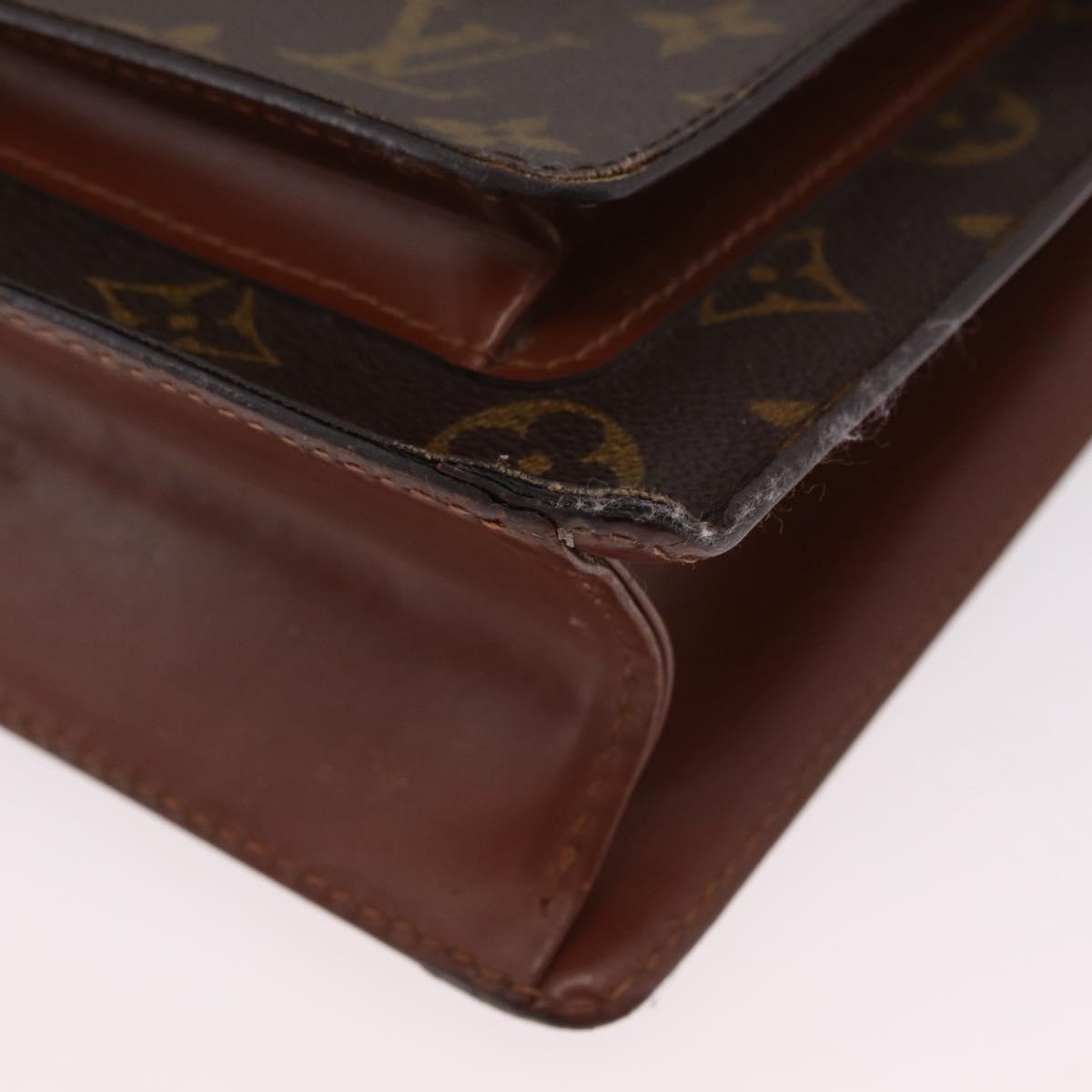 LOUIS VUITTON Monogram Monceau28 Hand Bag M51185 LV Auth 207428