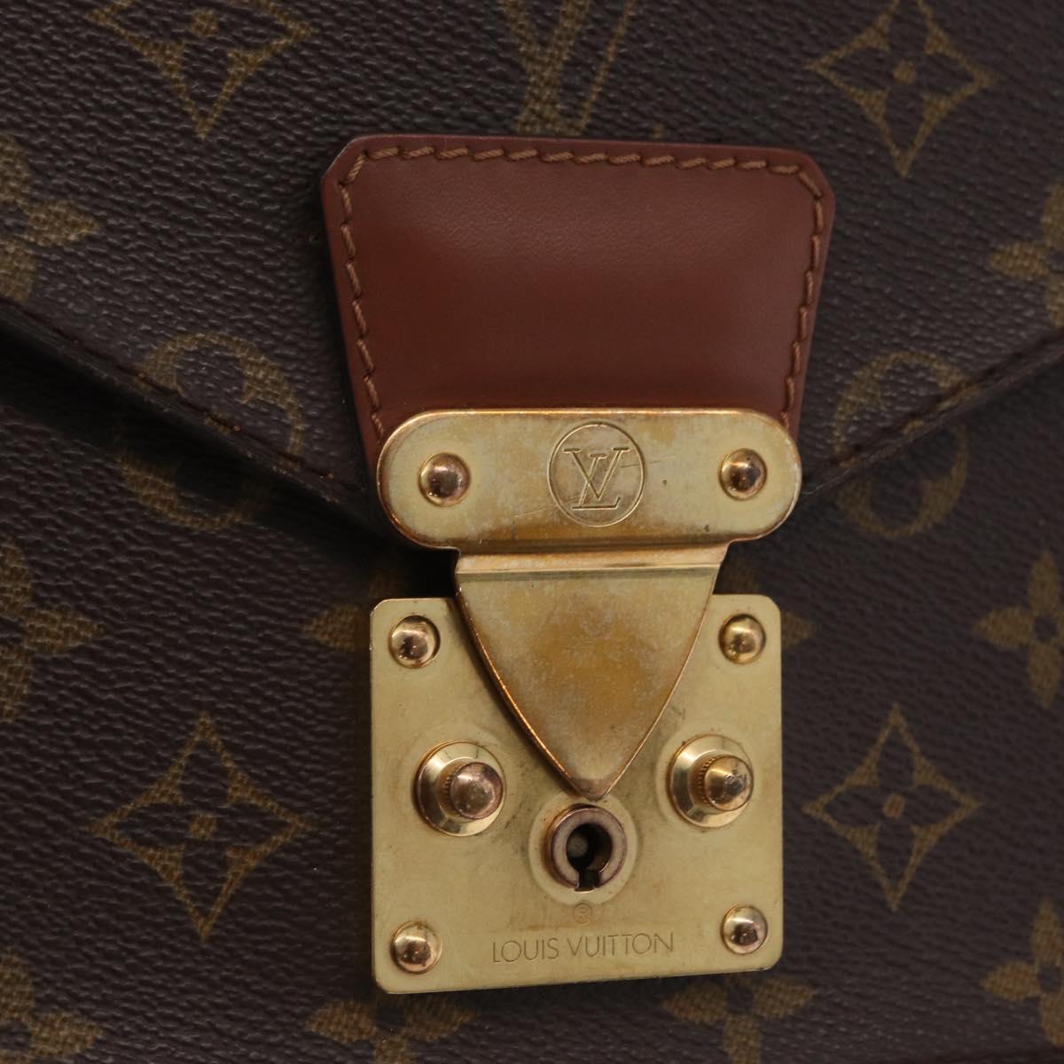 LOUIS VUITTON Monogram Monceau28 Hand Bag M51185 LV Auth 207428