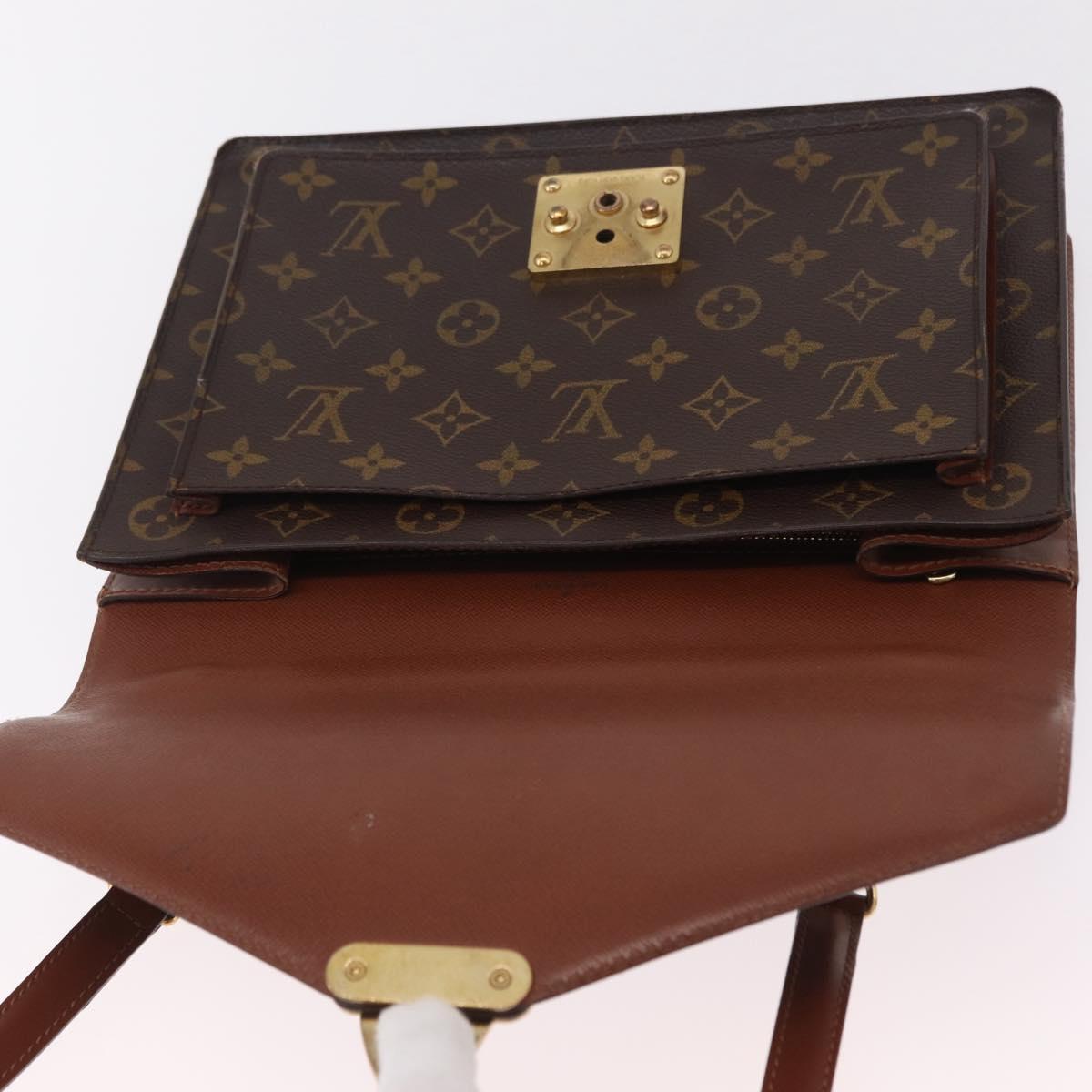 LOUIS VUITTON Monogram Monceau28 Hand Bag M51185 LV Auth 207428
