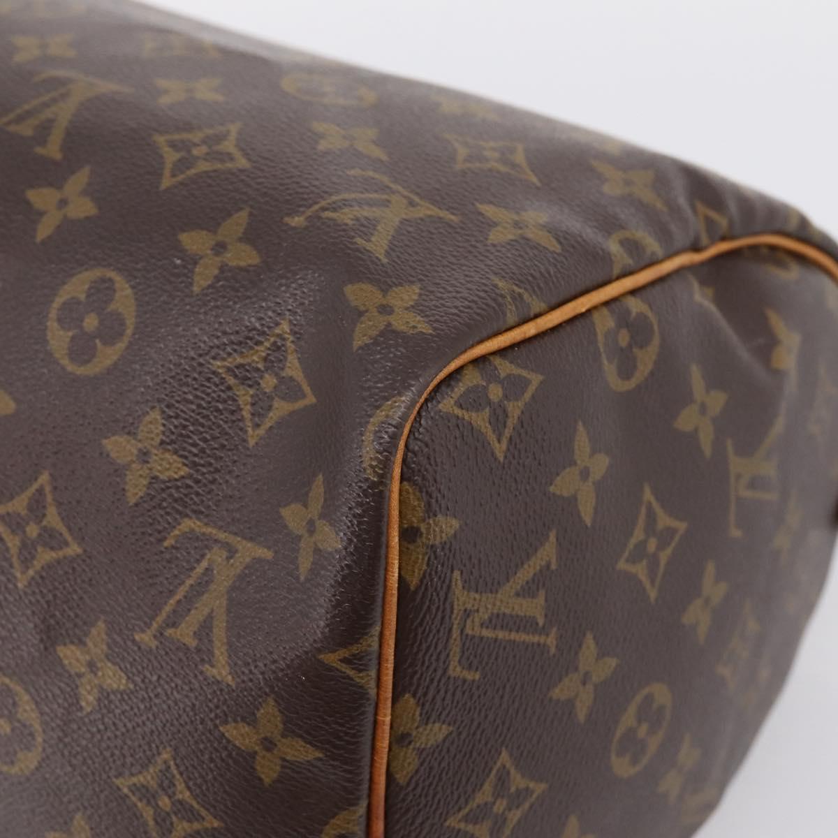 LOUIS VUITTON Monogram Speedy 30 Hand Bag M41526 LV Auth 207430
