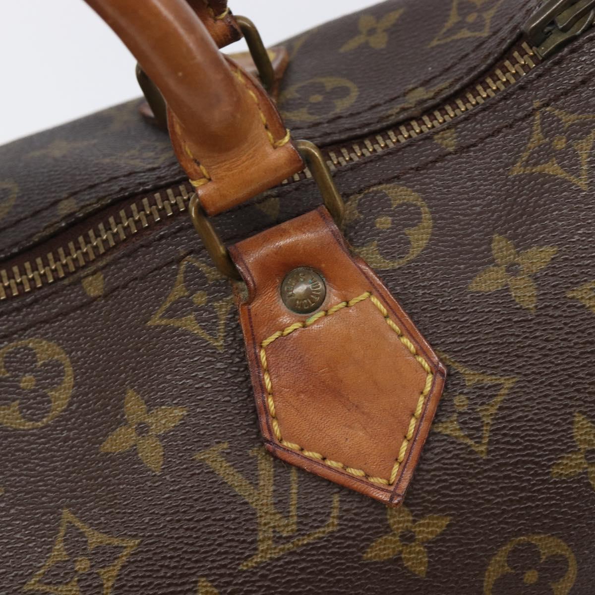 LOUIS VUITTON Monogram Speedy 30 Hand Bag M41526 LV Auth 207433