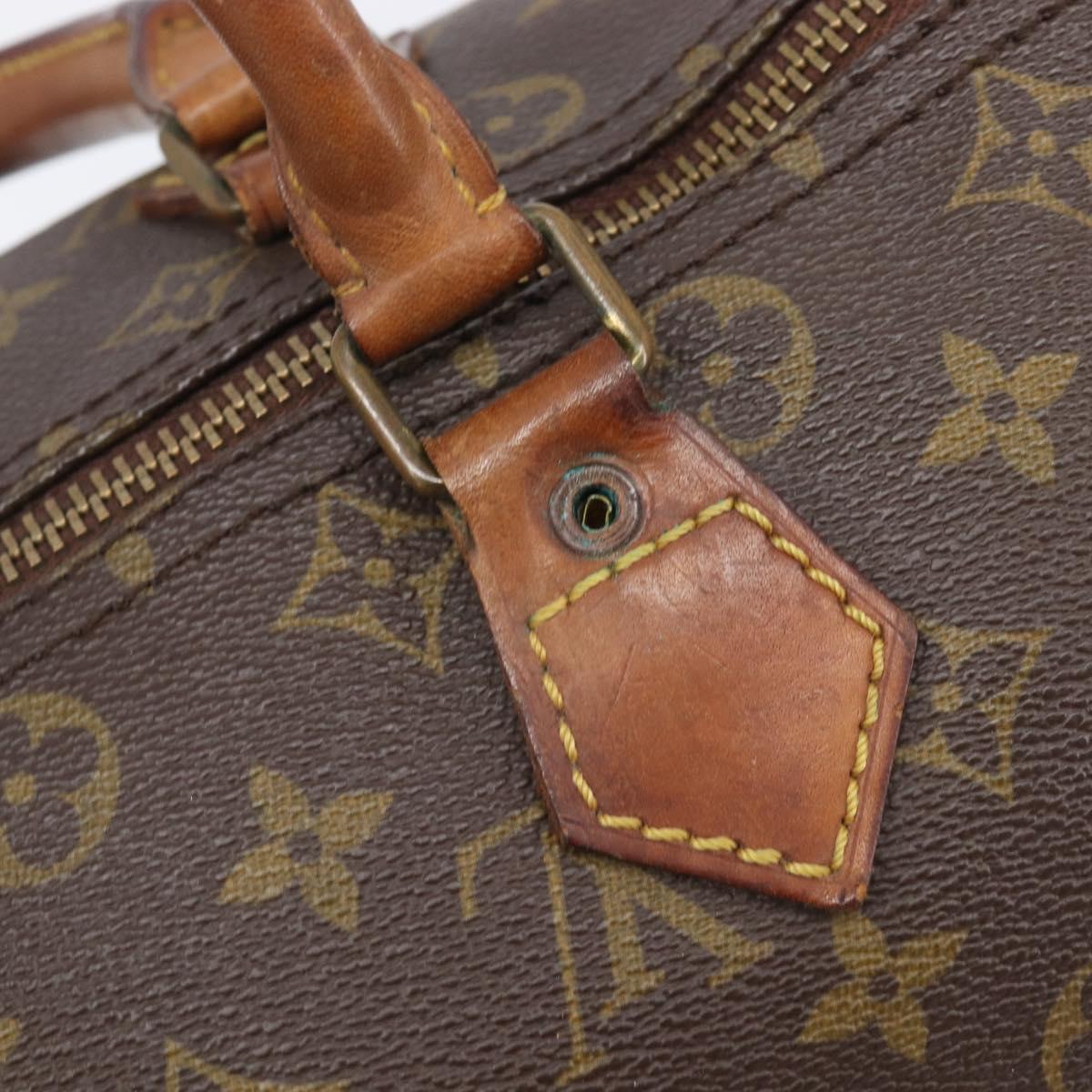 LOUIS VUITTON Monogram Speedy 30 Hand Bag M41526 LV Auth 207433
