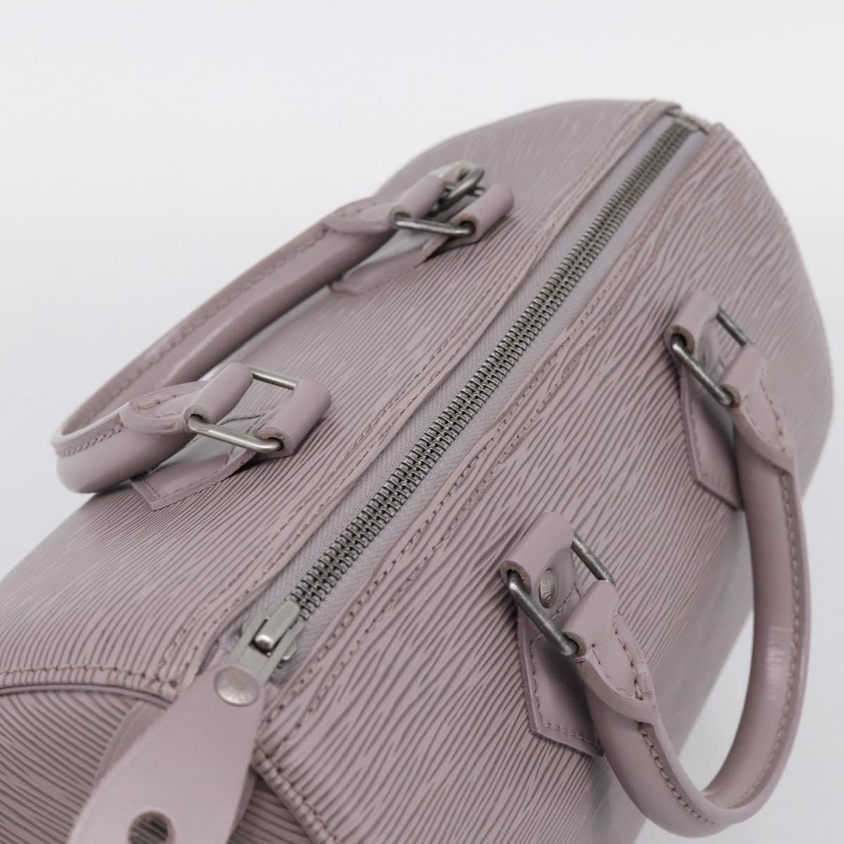 LOUIS VUITTON Epi Speedy 25 Hand Bag Gray Lilac M4301B LV Auth 207434V