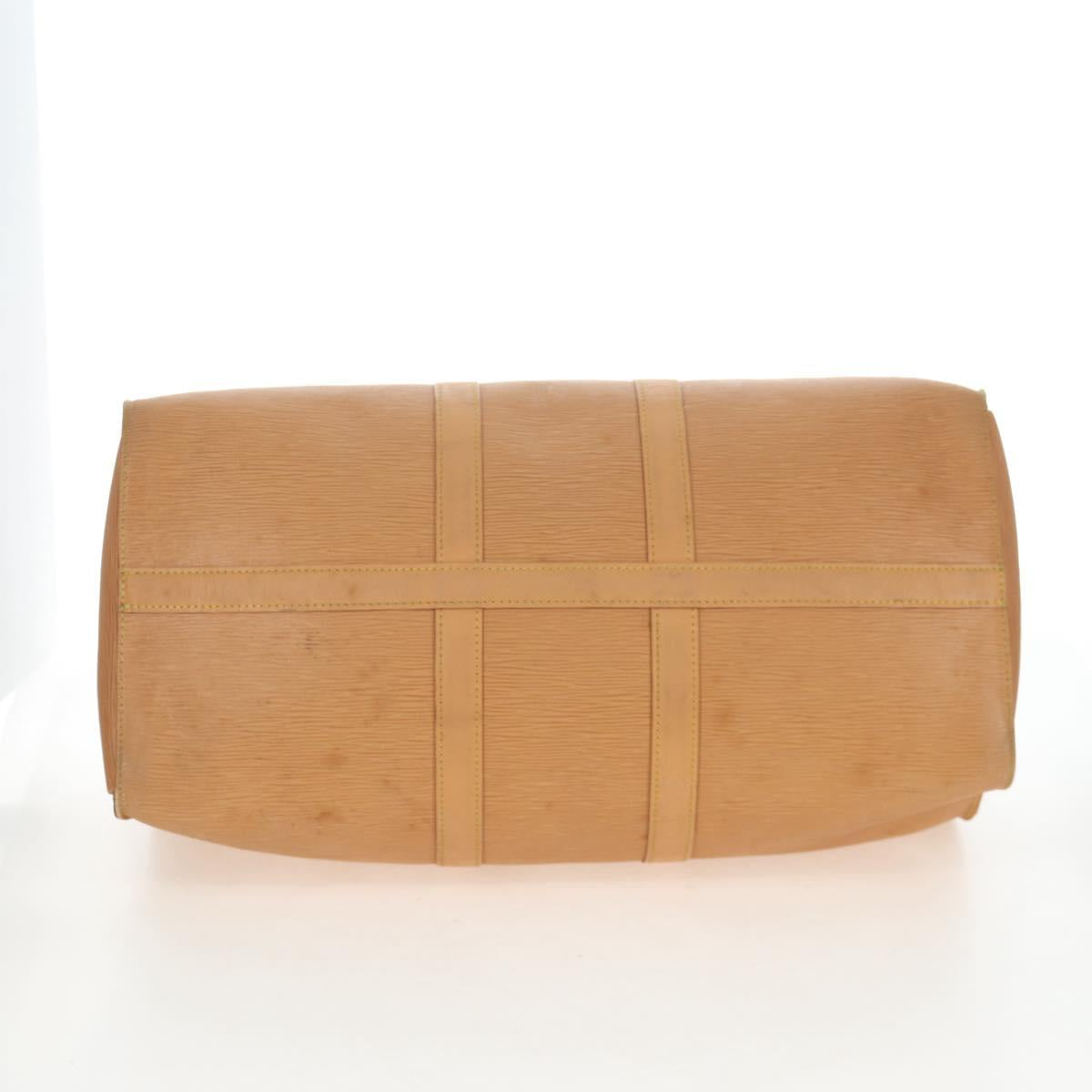 LOUIS VUITTON Epi Keepall 45 Bag Brown Zipangu Gold M42978 LV Auth 207437V