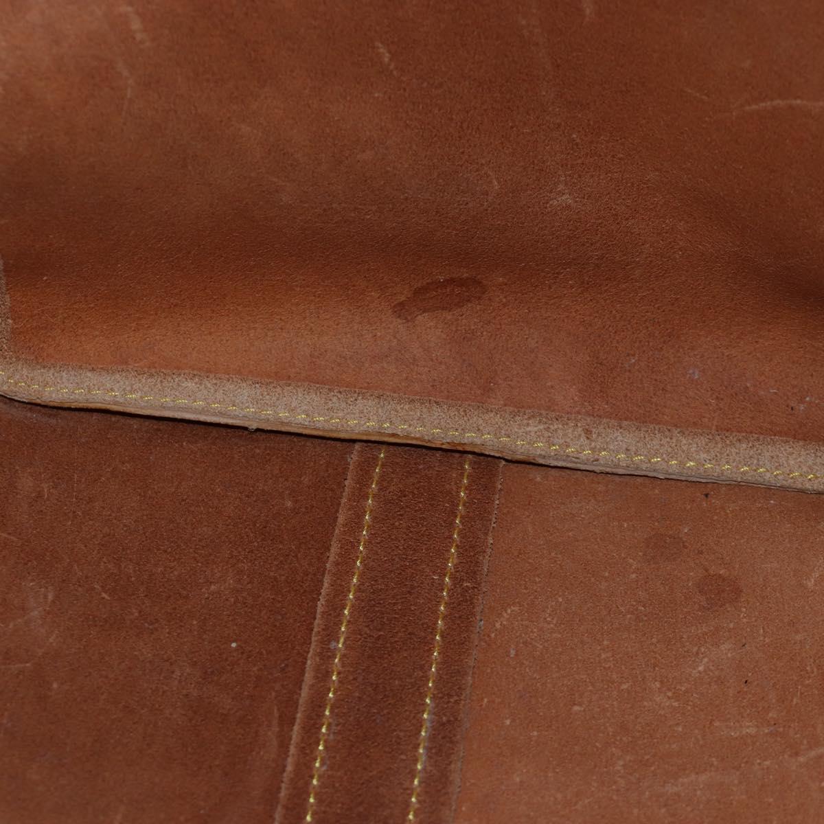 LOUIS VUITTON Epi Keepall 45 Bag Brown Zipangu Gold M42978 LV Auth 207437V
