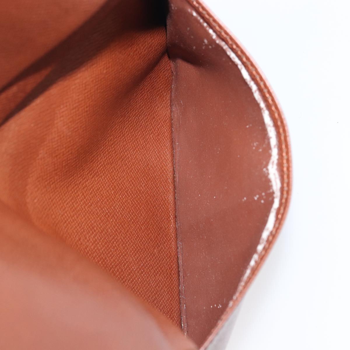 LOUIS VUITTON Monogram Porte Valeurs Cartes Credit Wallet M61823 LV Auth 207440