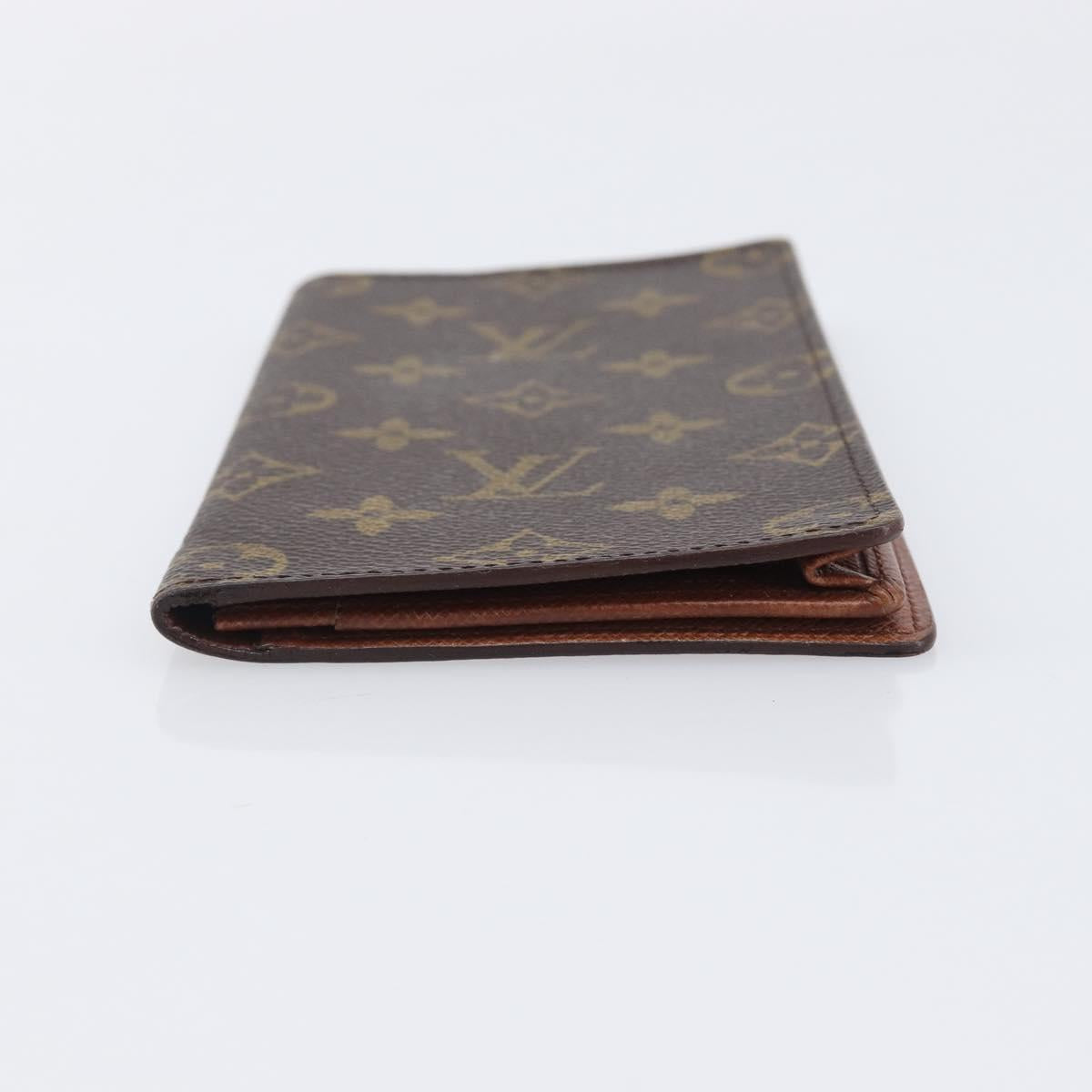 LOUIS VUITTON Monogram Porte Valeurs Cartes Credit Wallet M61823 LV Auth 207440