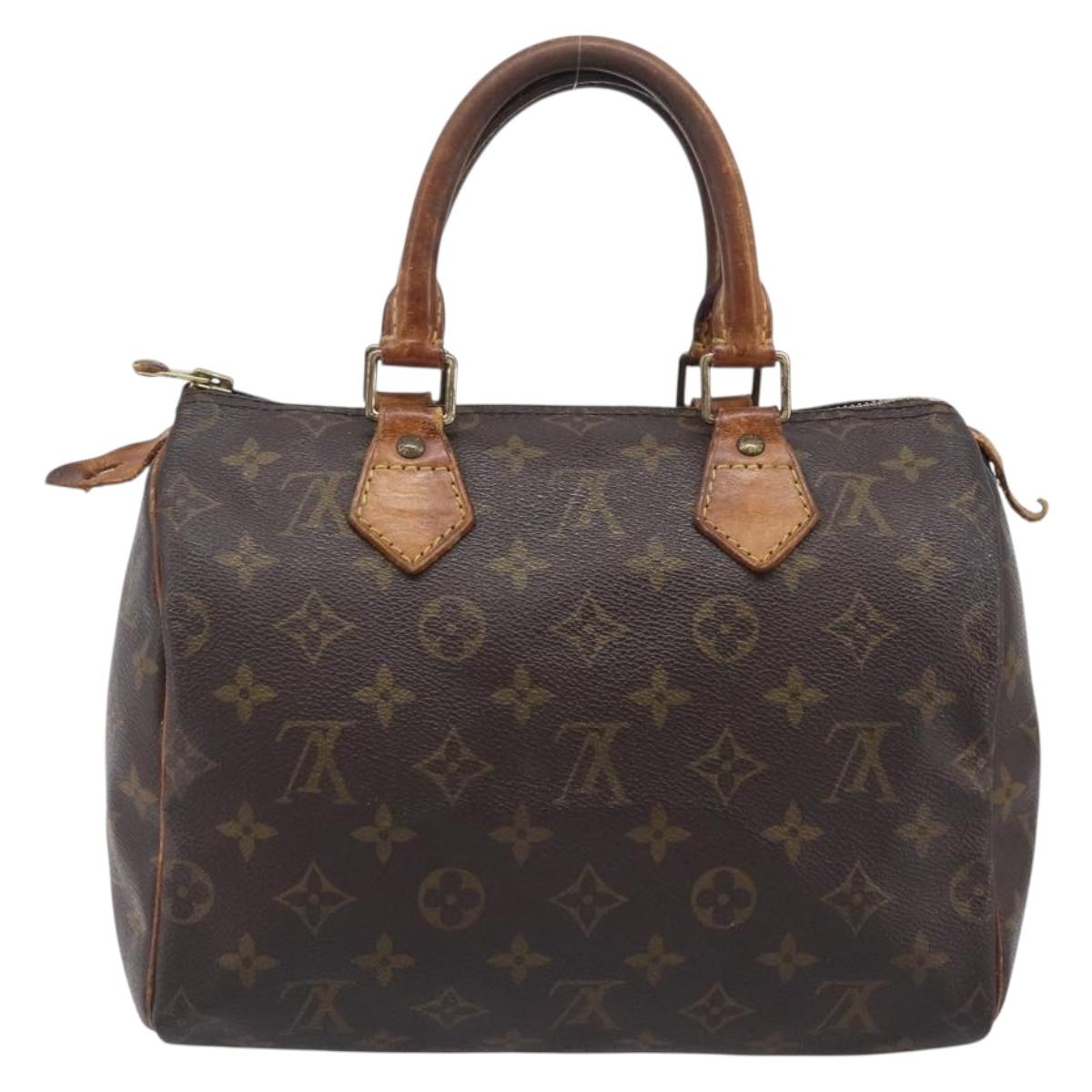 LOUIS VUITTON Monogram Speedy 25 Hand Bag M41528 LV Auth 207451