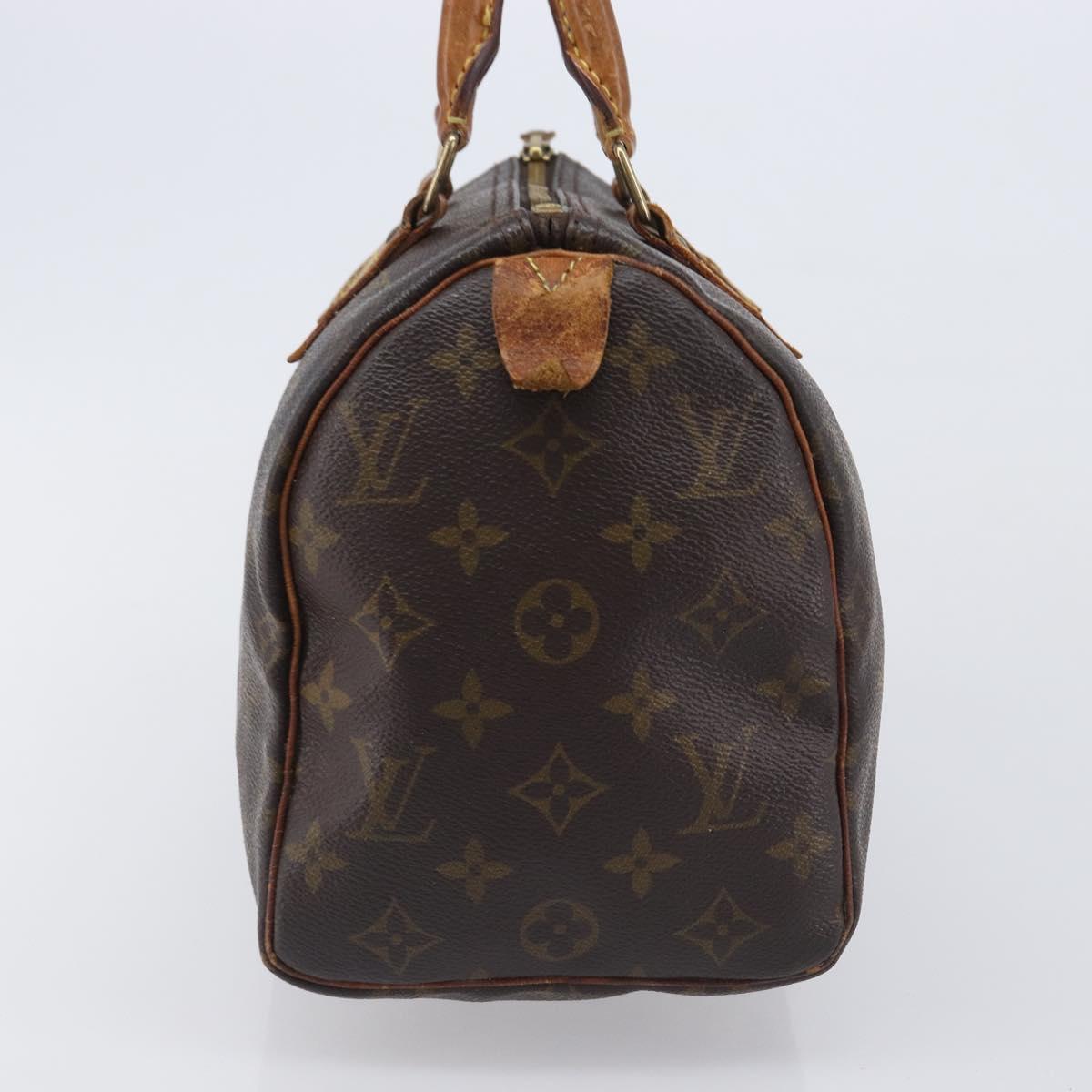 LOUIS VUITTON Monogram Speedy 25 Hand Bag M41528 LV Auth 207451