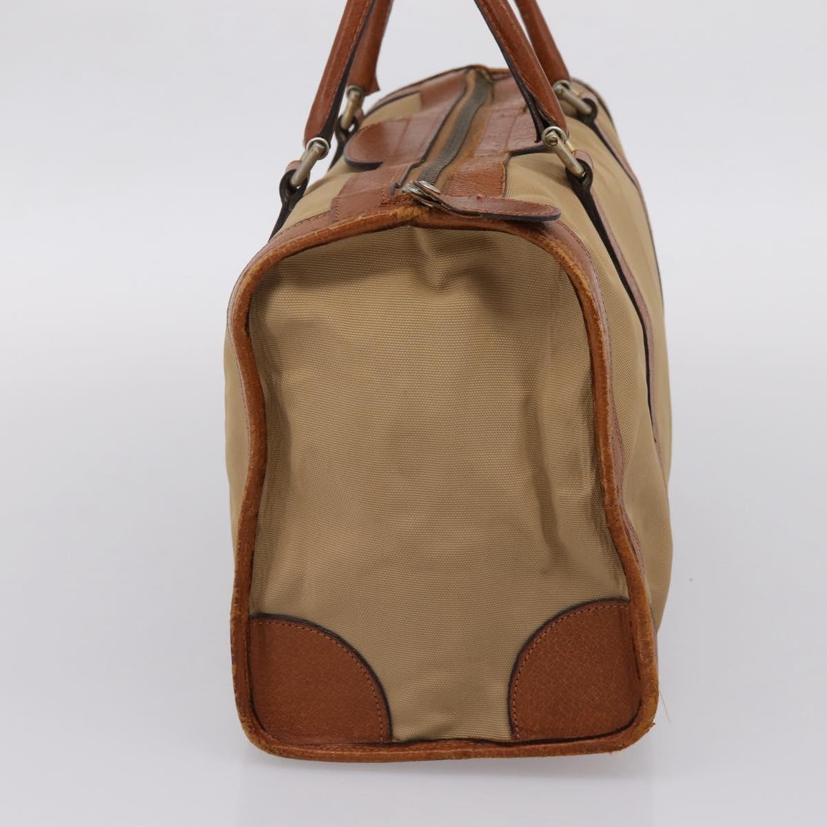 GUCCI GG Canvas Web Sherry Line Hand Bag 2 Set Beige Auth 207453