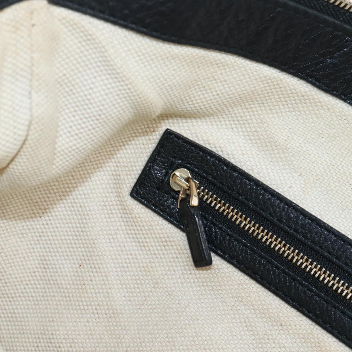 GUCCI Soho Shoulder Bag Leather Black Gold 295175 Auth 207456V