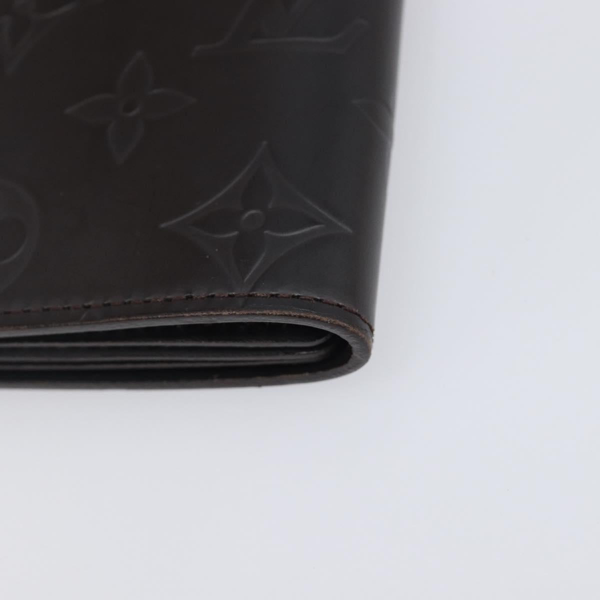 LOUIS VUITTON Monogram Lace hoist Long Wallet Brown M66450 LV Auth 207458A