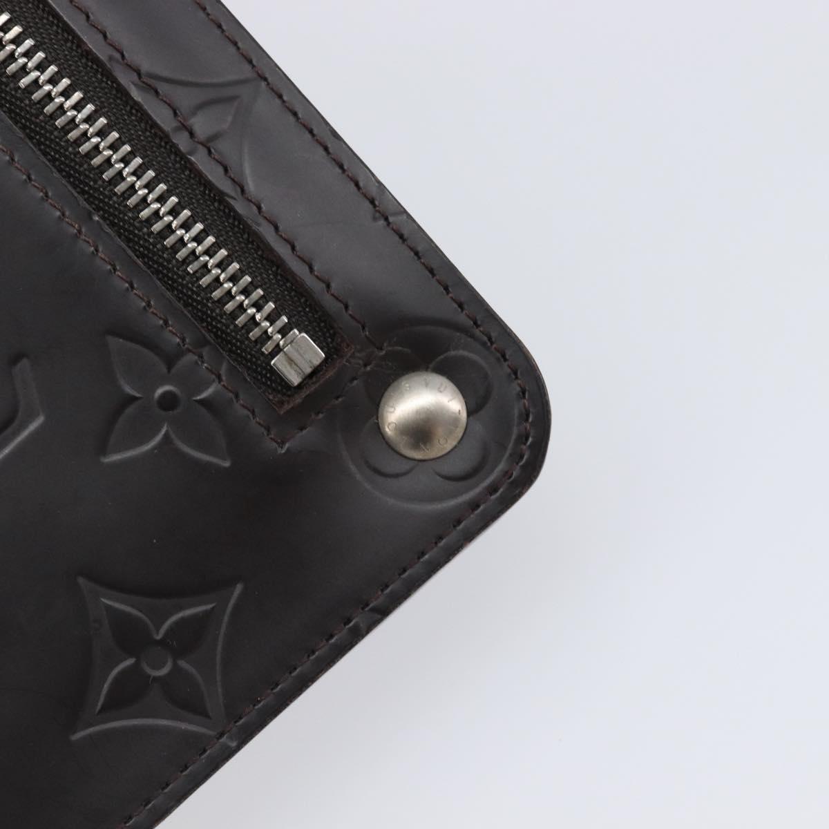 LOUIS VUITTON Monogram Lace hoist Long Wallet Brown M66450 LV Auth 207458A