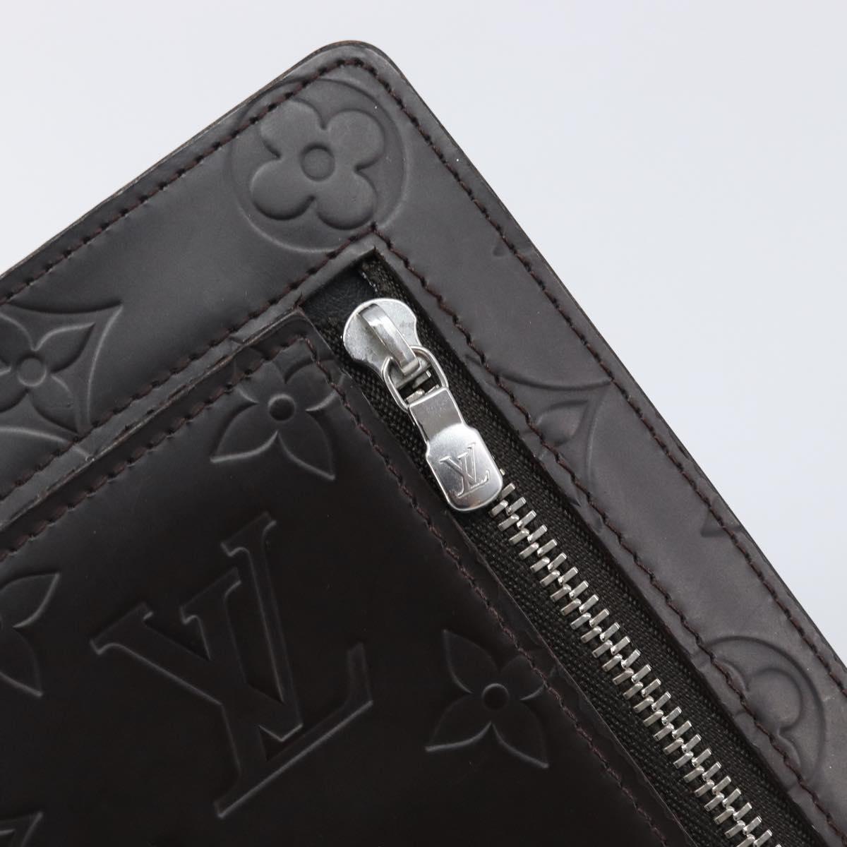 LOUIS VUITTON Monogram Lace hoist Long Wallet Brown M66450 LV Auth 207458A