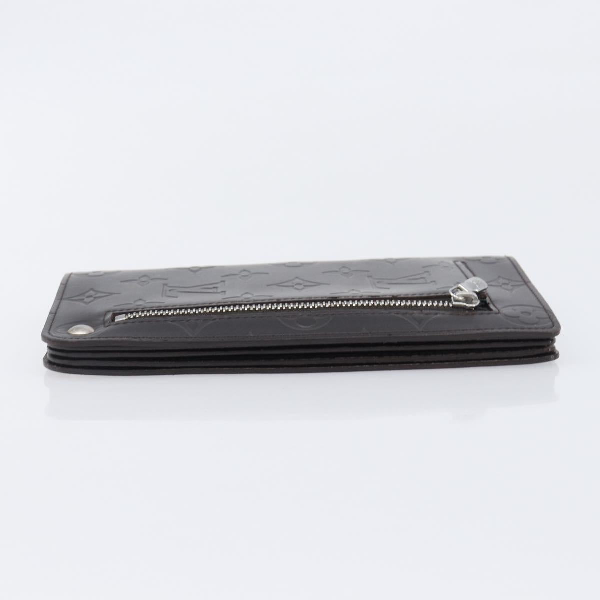LOUIS VUITTON Monogram Lace hoist Long Wallet Brown M66450 LV Auth 207458A