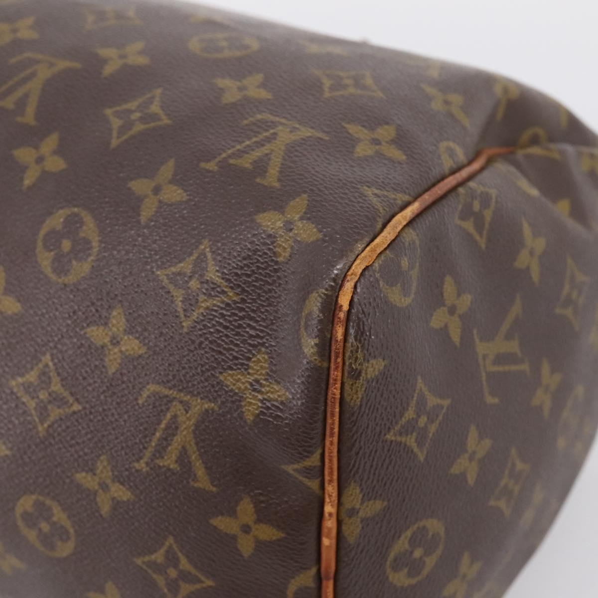LOUIS VUITTON Monogram Speedy 30 Hand Bag M41526 LV Auth 207472
