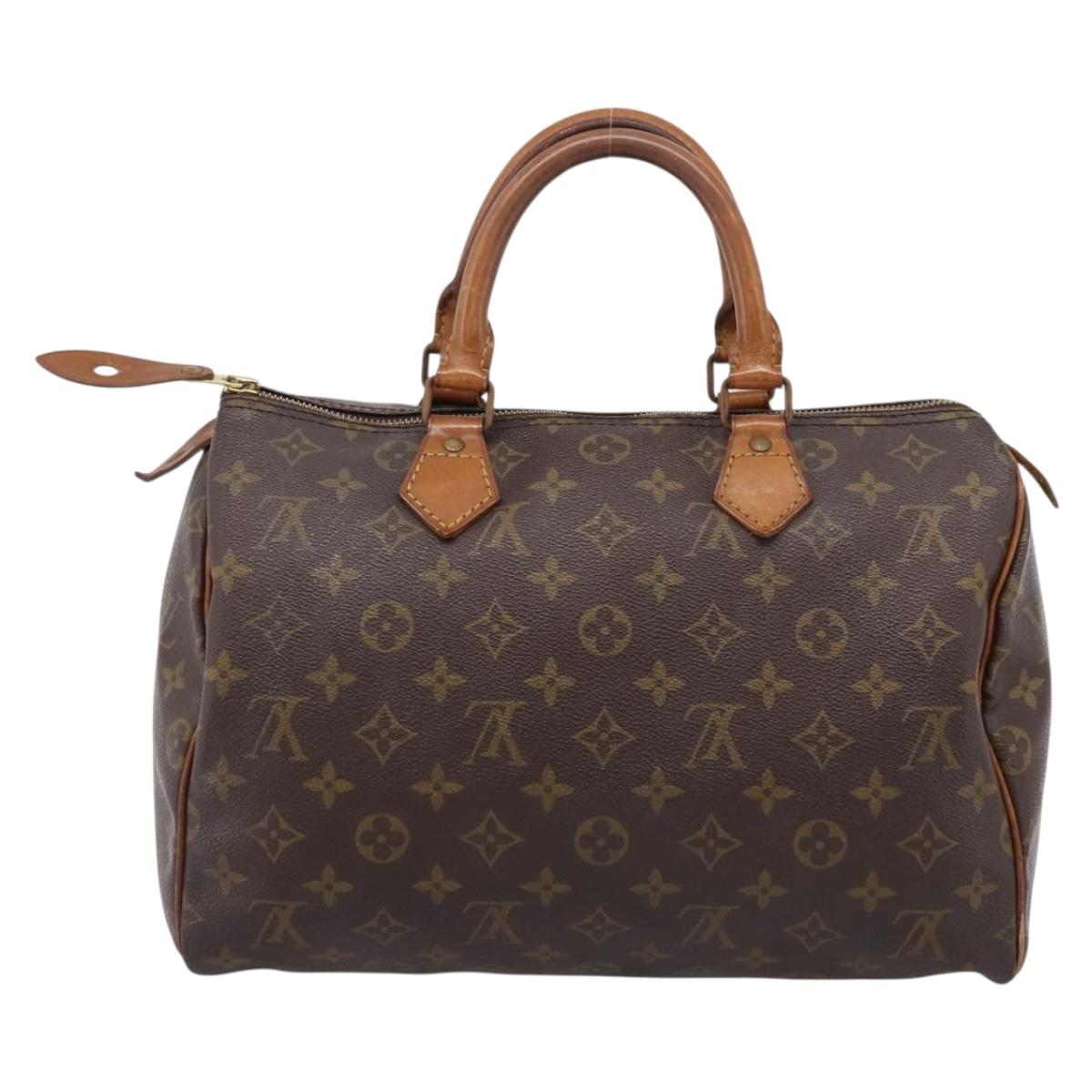LOUIS VUITTON Monogram Speedy 30 Hand Bag M41526 LV Auth 207472