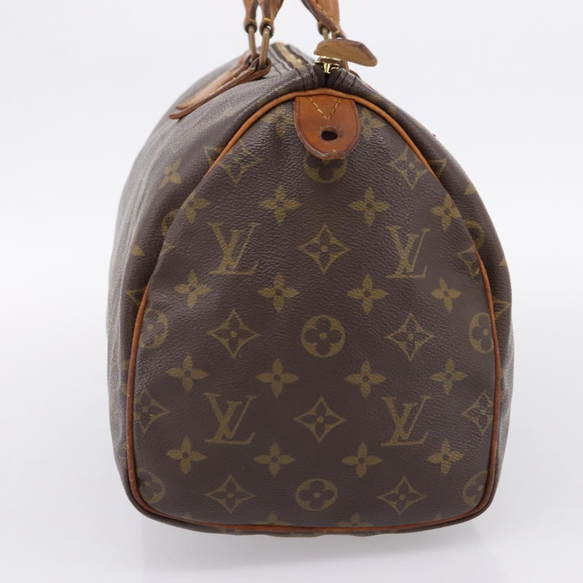LOUIS VUITTON Monogram Speedy 30 Hand Bag M41526 LV Auth 207472
