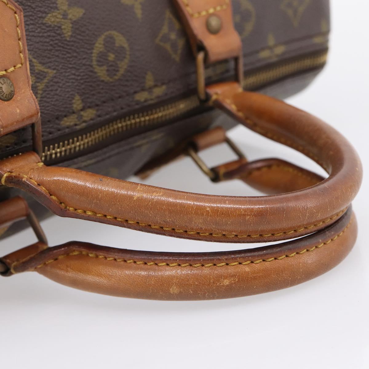 LOUIS VUITTON Monogram Speedy 30 Hand Bag M41526 LV Auth 207472