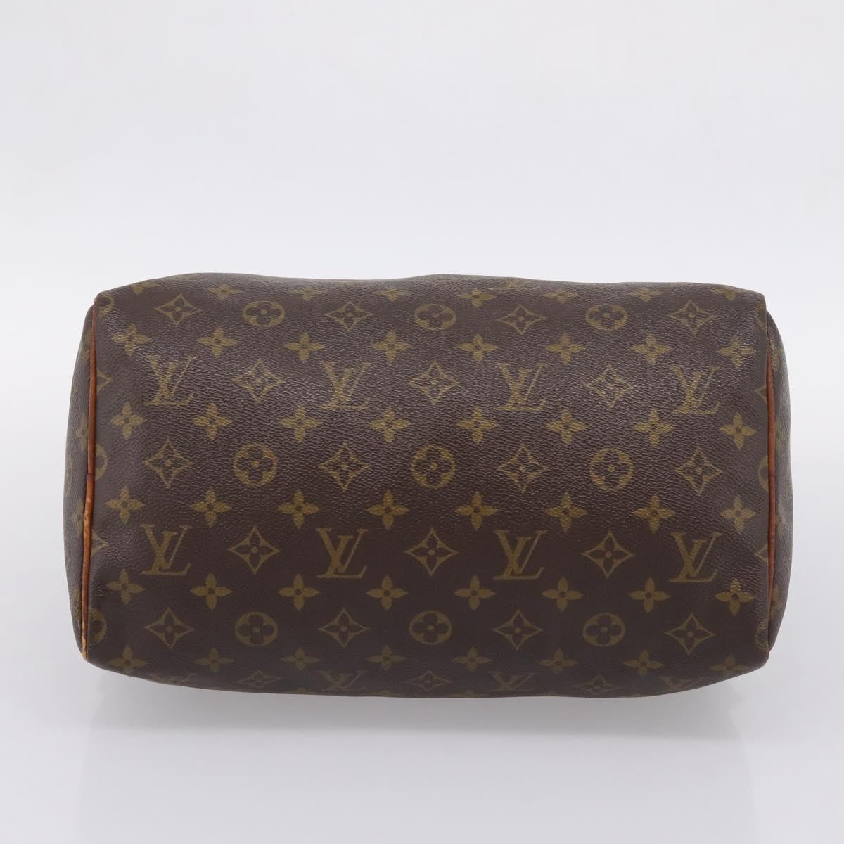 LOUIS VUITTON Monogram Speedy 30 Hand Bag M41526 LV Auth 207472