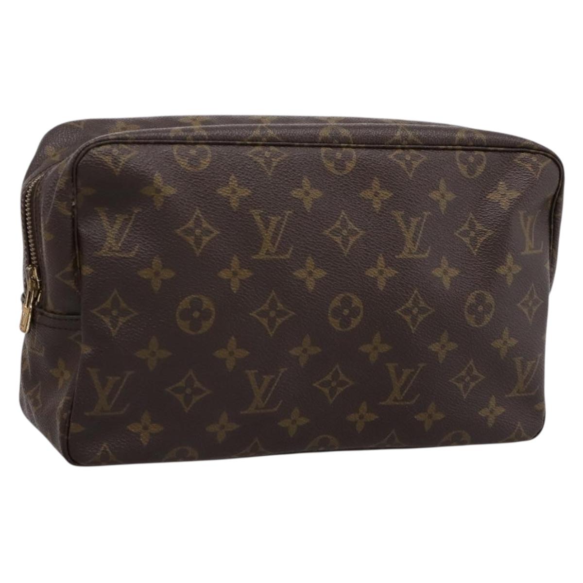 LOUIS VUITTON Monogram Trousse Toilette 28 Clutch Bag M47522 LV Auth 207474A