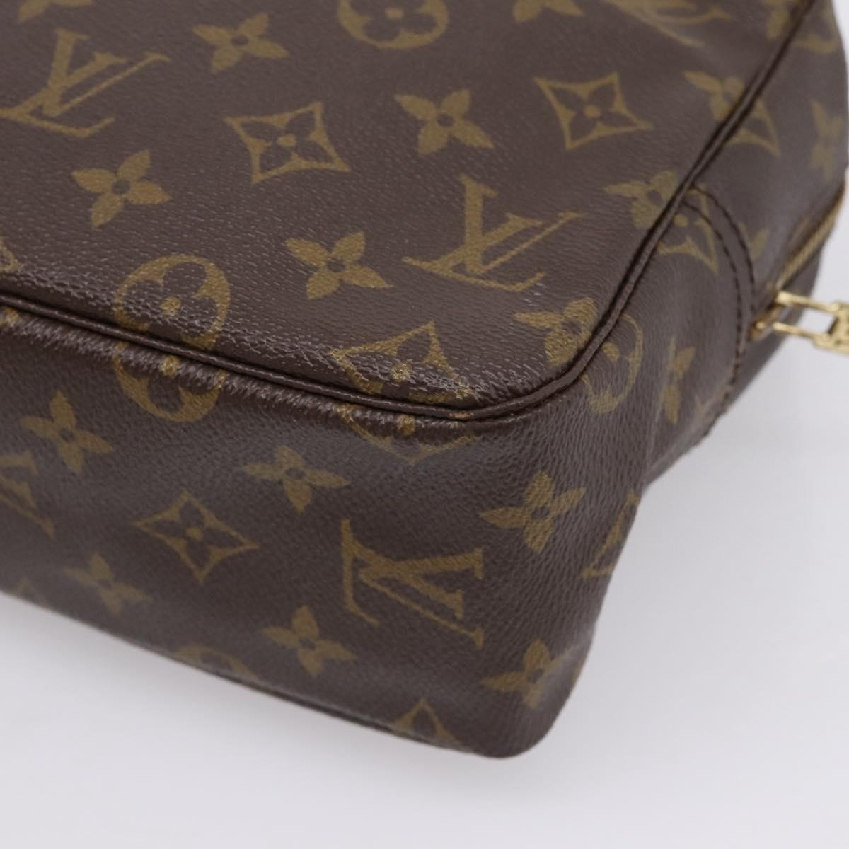 LOUIS VUITTON Monogram Trousse Toilette 28 Clutch Bag M47522 LV Auth 207474A