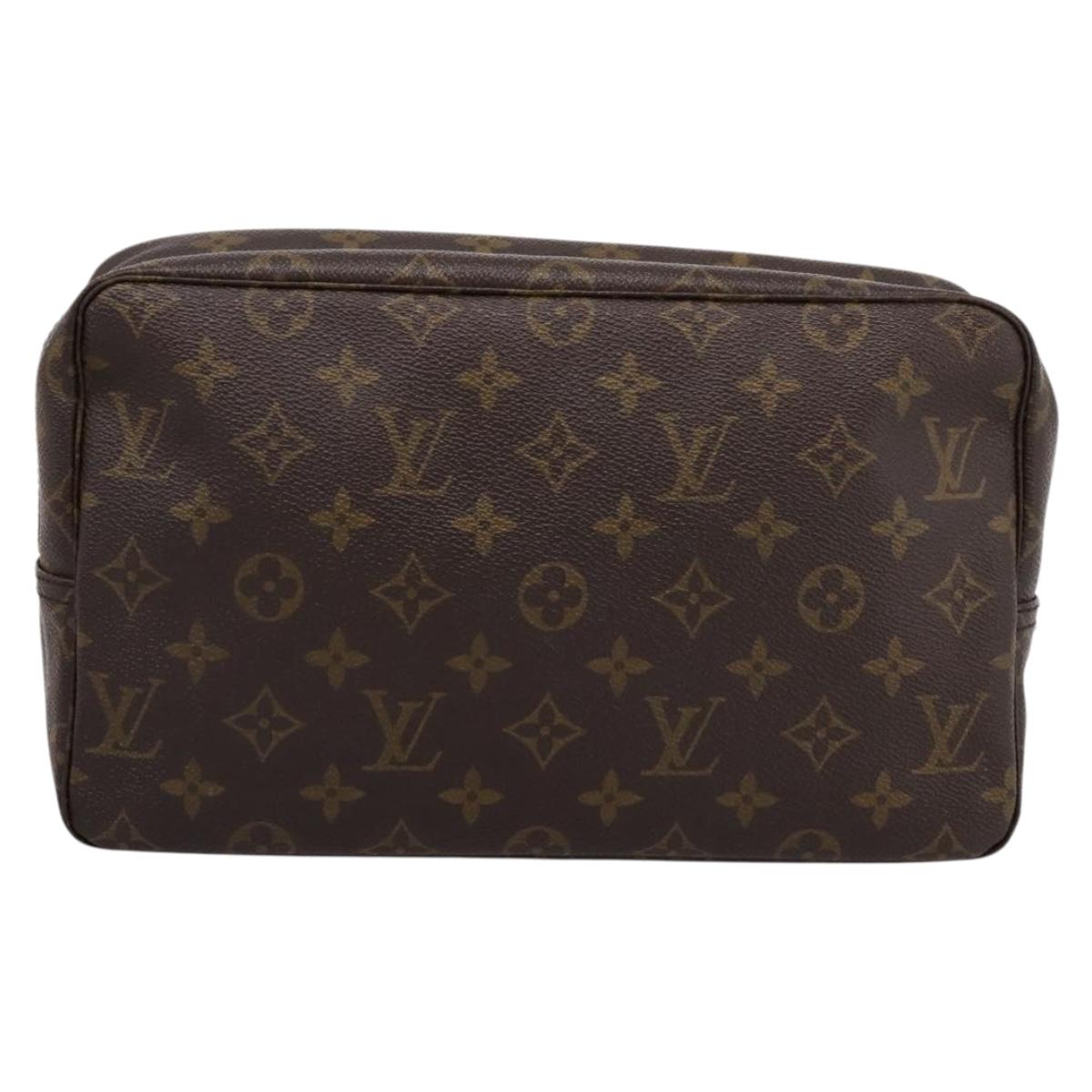 LOUIS VUITTON Monogram Trousse Toilette 28 Clutch Bag M47522 LV Auth 207474A
